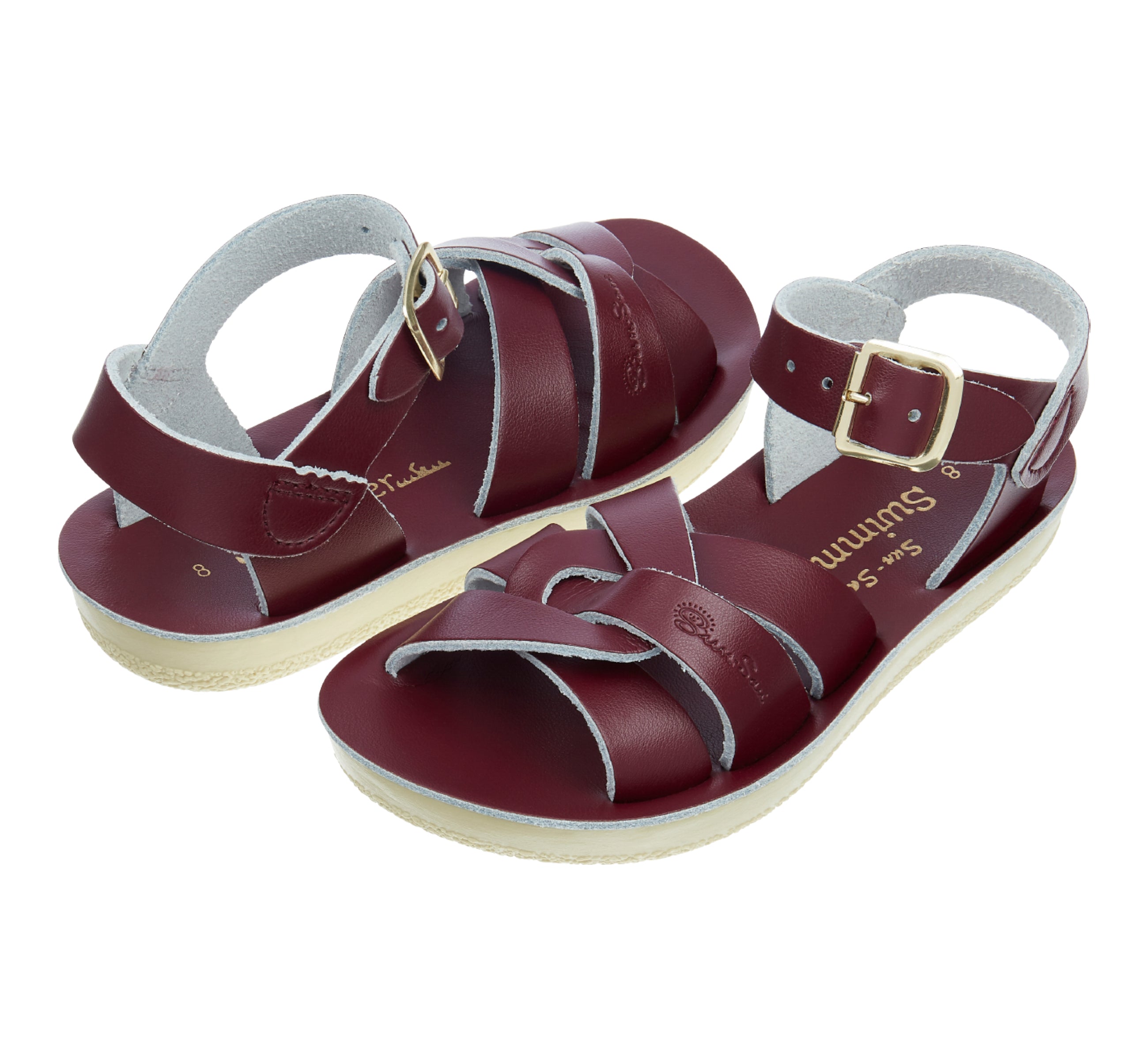 Swimmer Claret Kids Sandal - Salt-Water Sandals UK