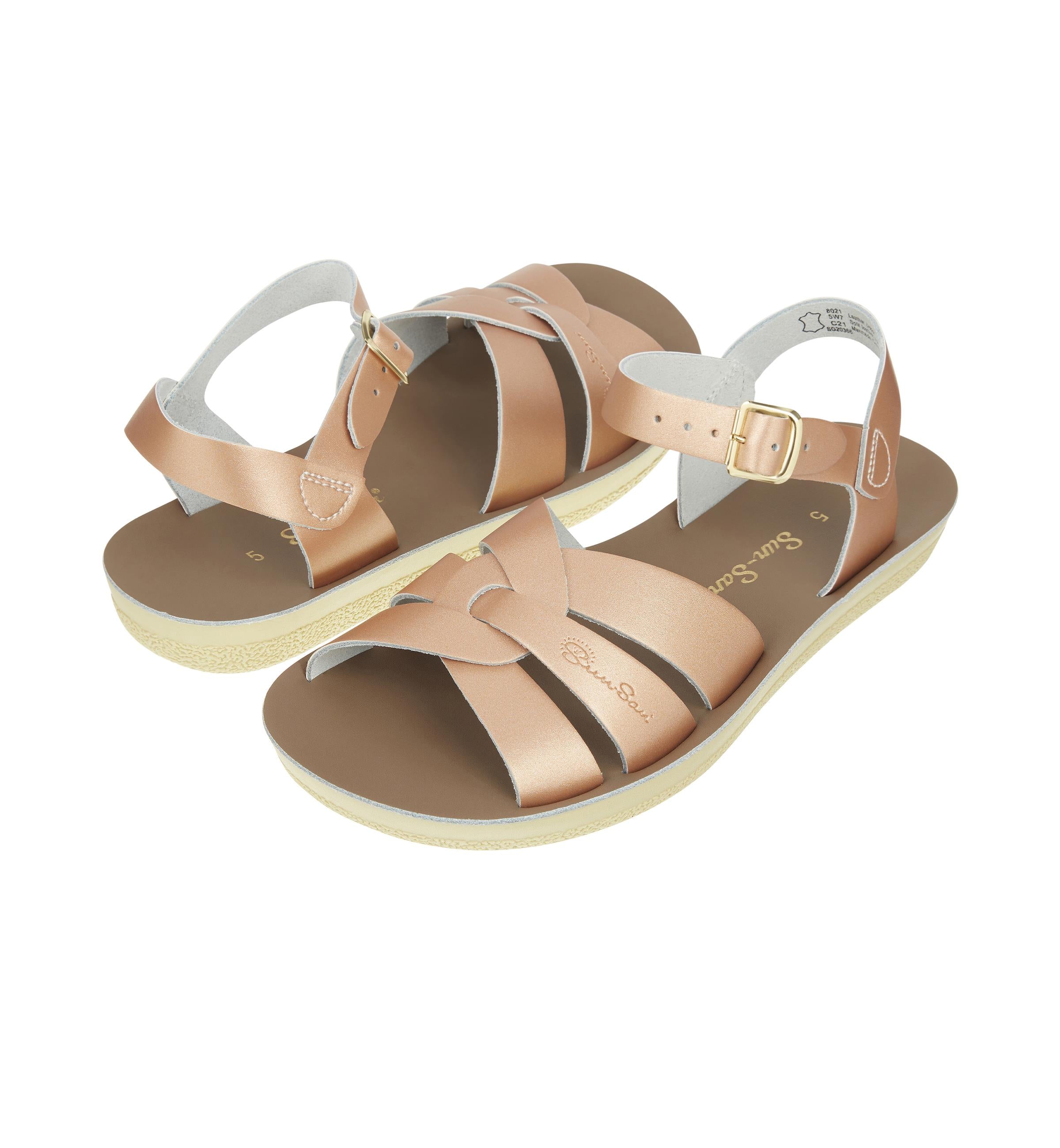 Swimmer Rose Gold Womens Sandal - Salt-Water Sandals UK