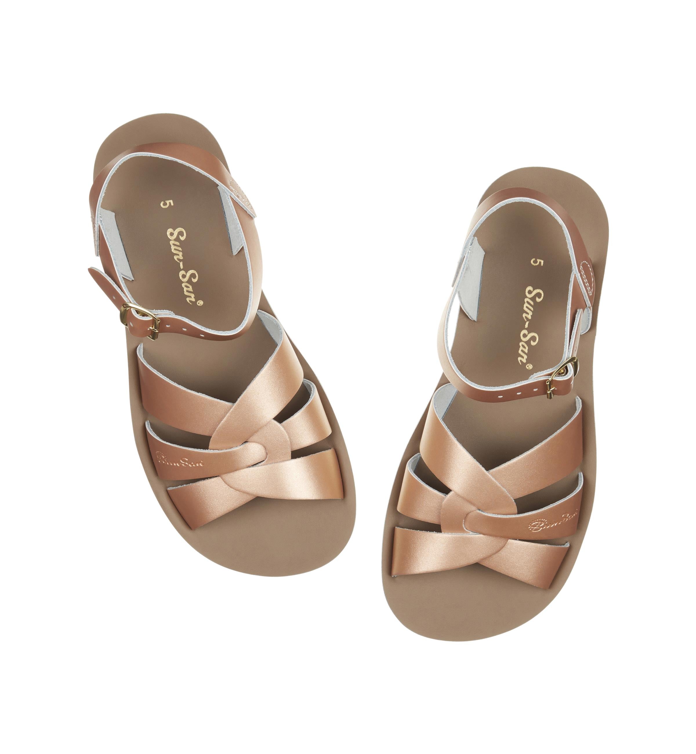 Swimmer Rose Gold Womens Sandal - Salt-Water Sandals UK
