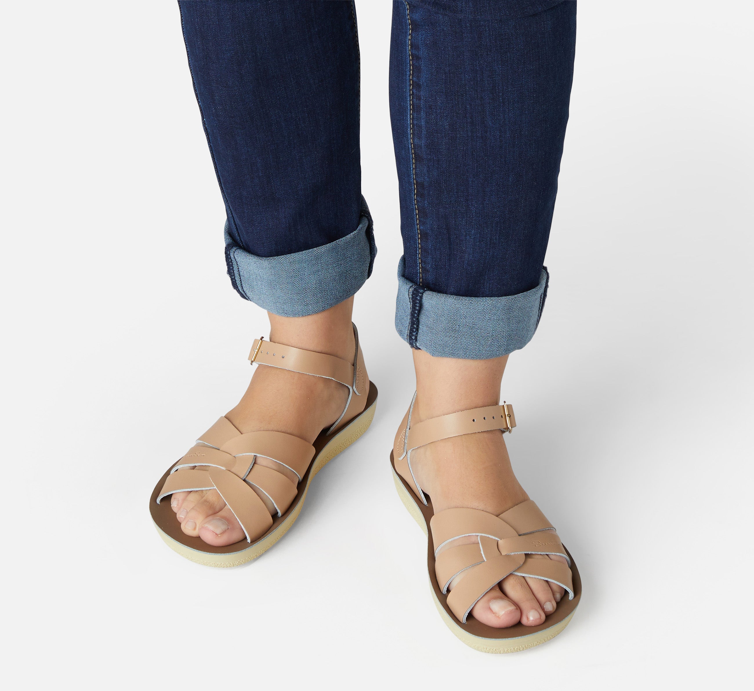 Swimmer Latte Womens Sandal - Salt-Water Sandals UK