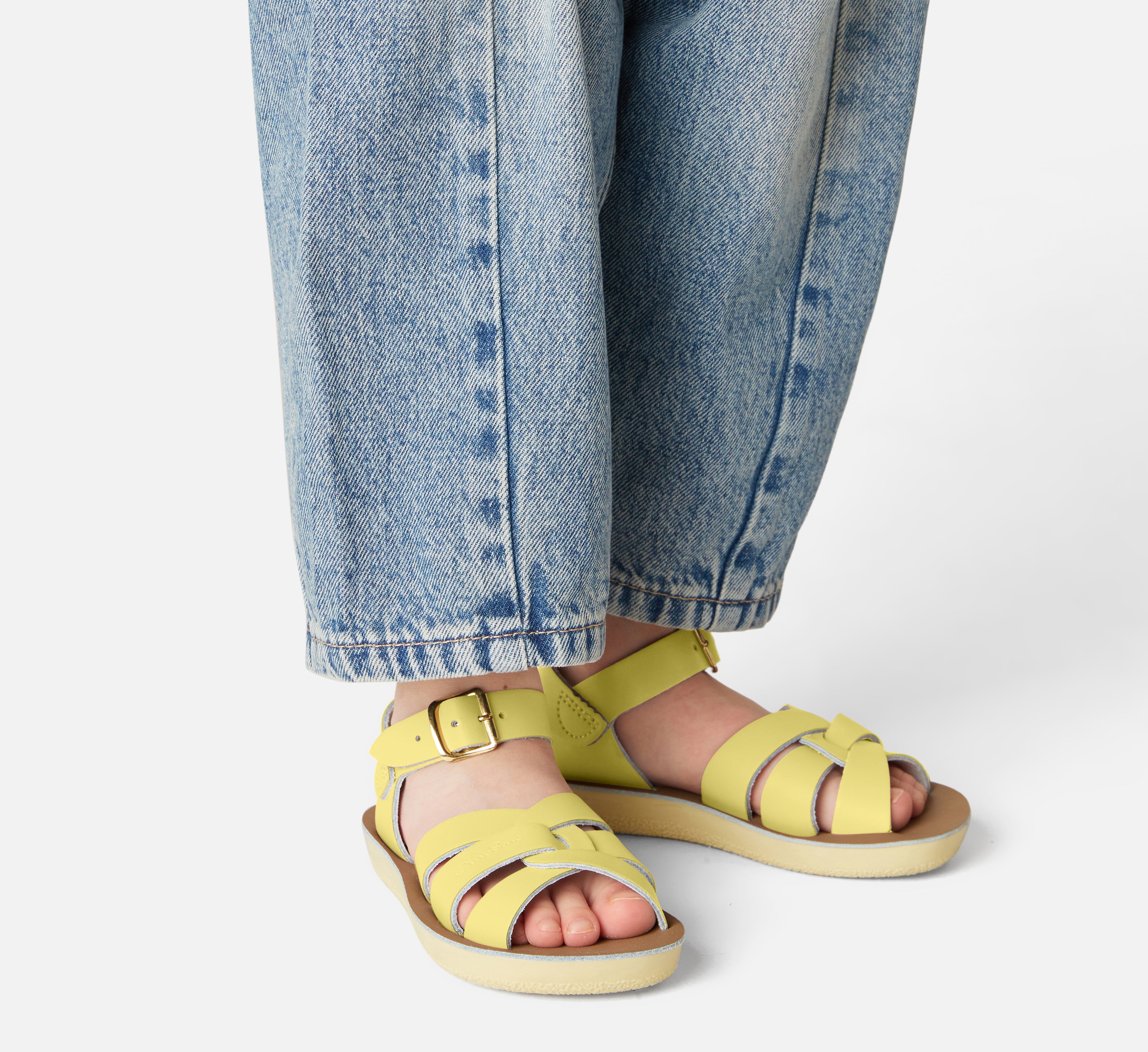 Swimmer Butter Yellow Kids Sandal - Salt-Water Sandals UK
