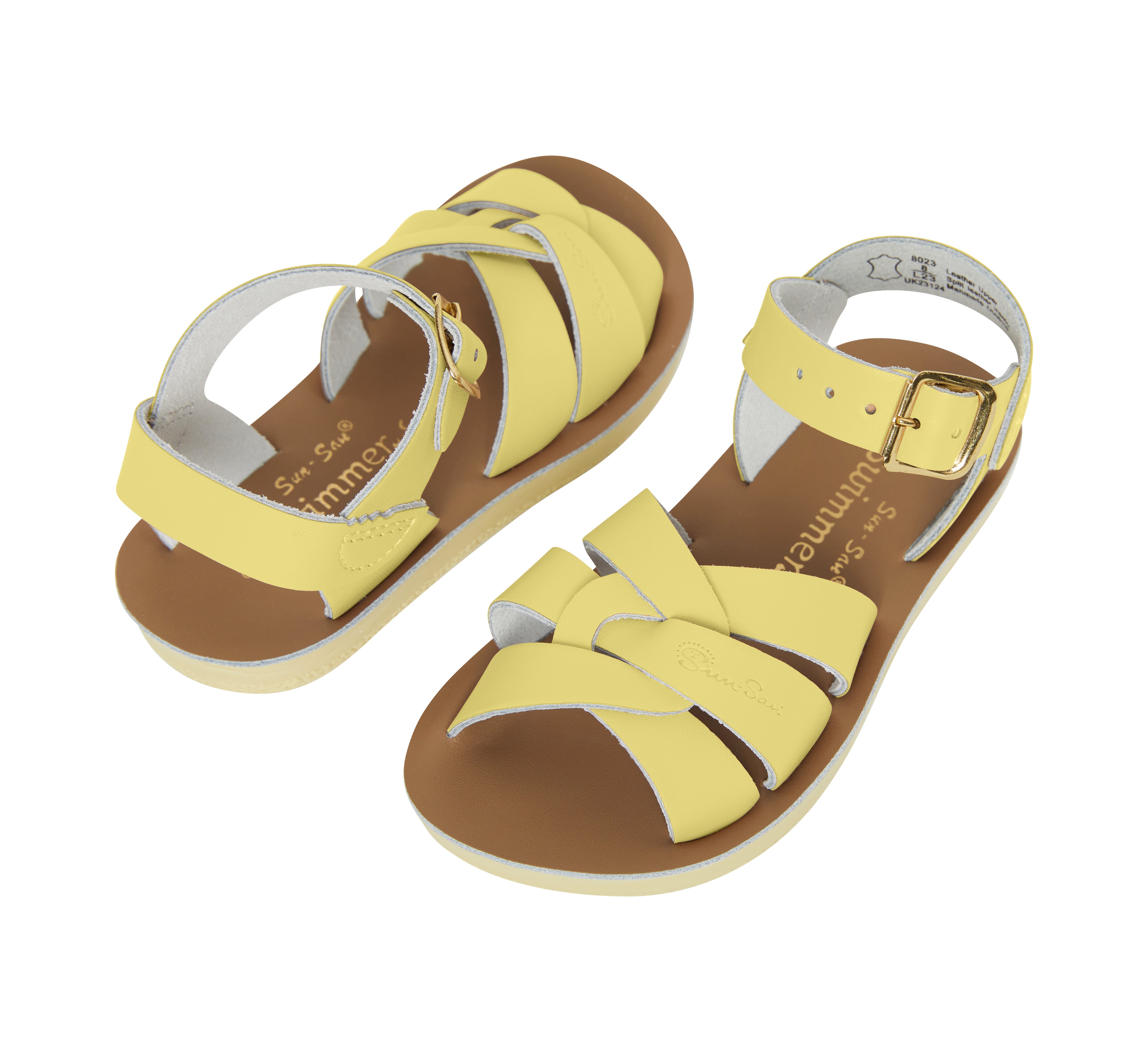 Swimmer Butter Yellow Kids Sandal - Salt-Water Sandals UK
