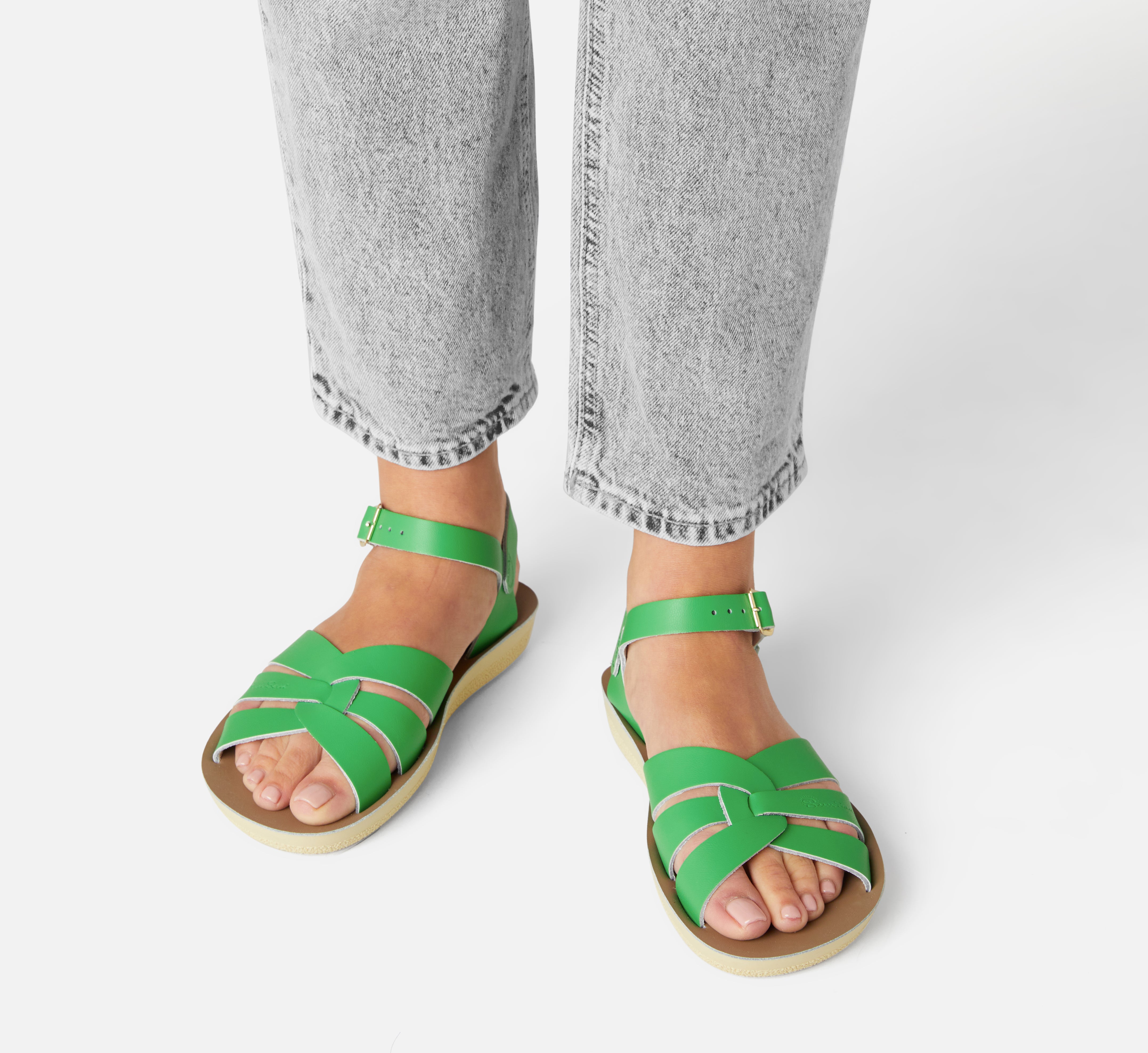 Swimmer Kelly Green Womens Sandal - Salt-Water Sandals UK