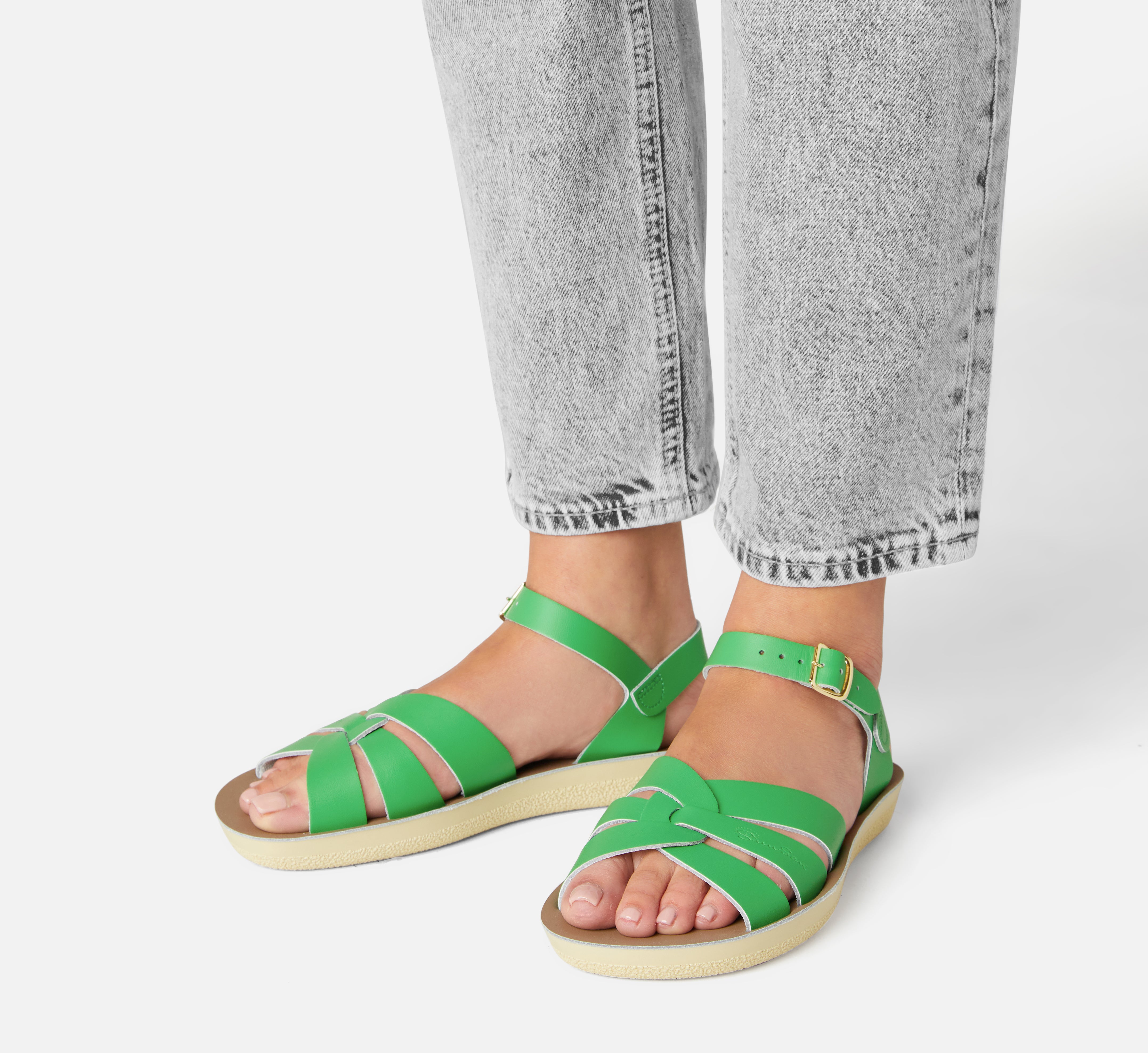 Swimmer Kelly Green Womens Sandal - Salt-Water Sandals UK