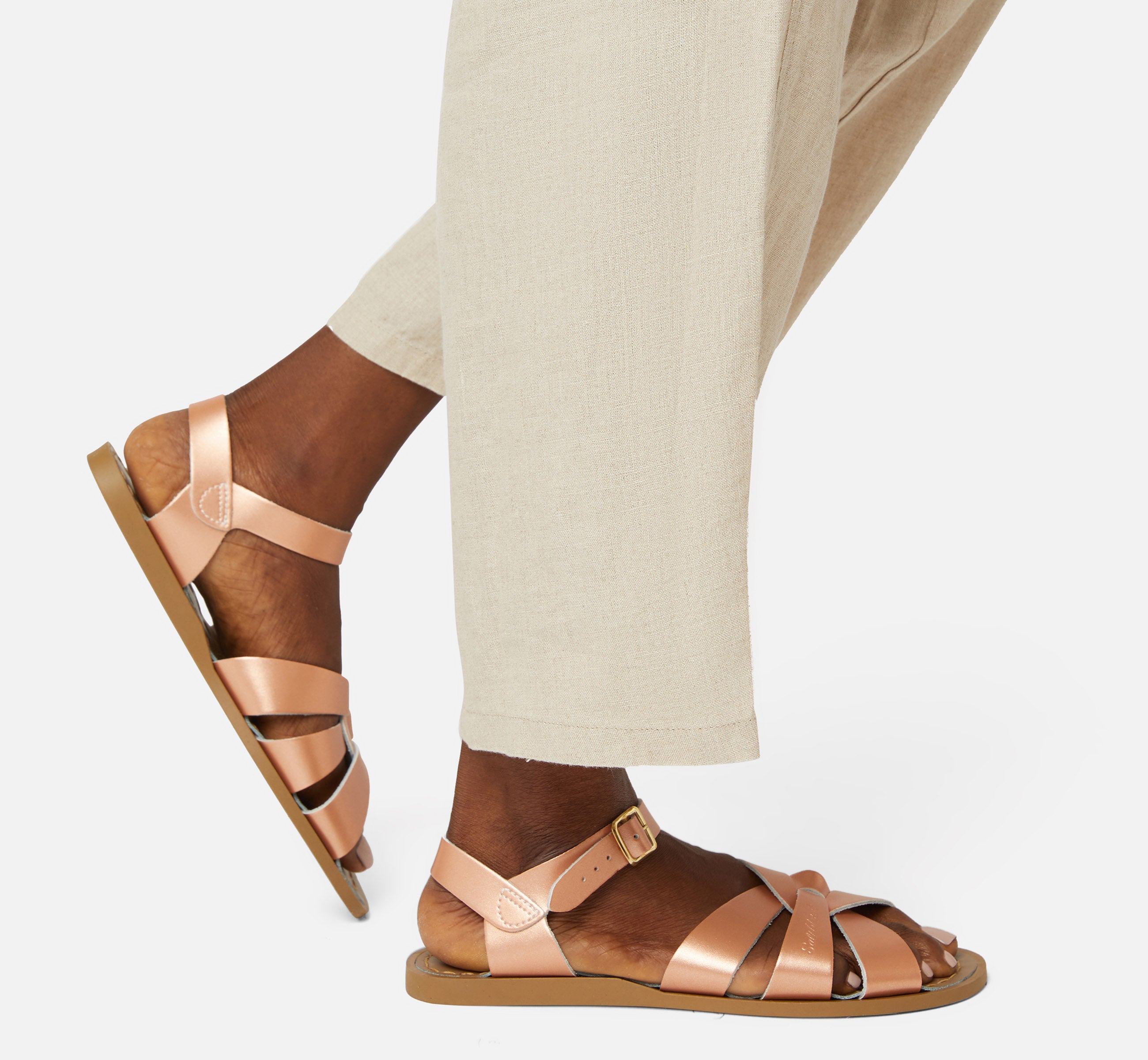 Original Rose Gold Womens Sandal - Salt-Water Sandals UK