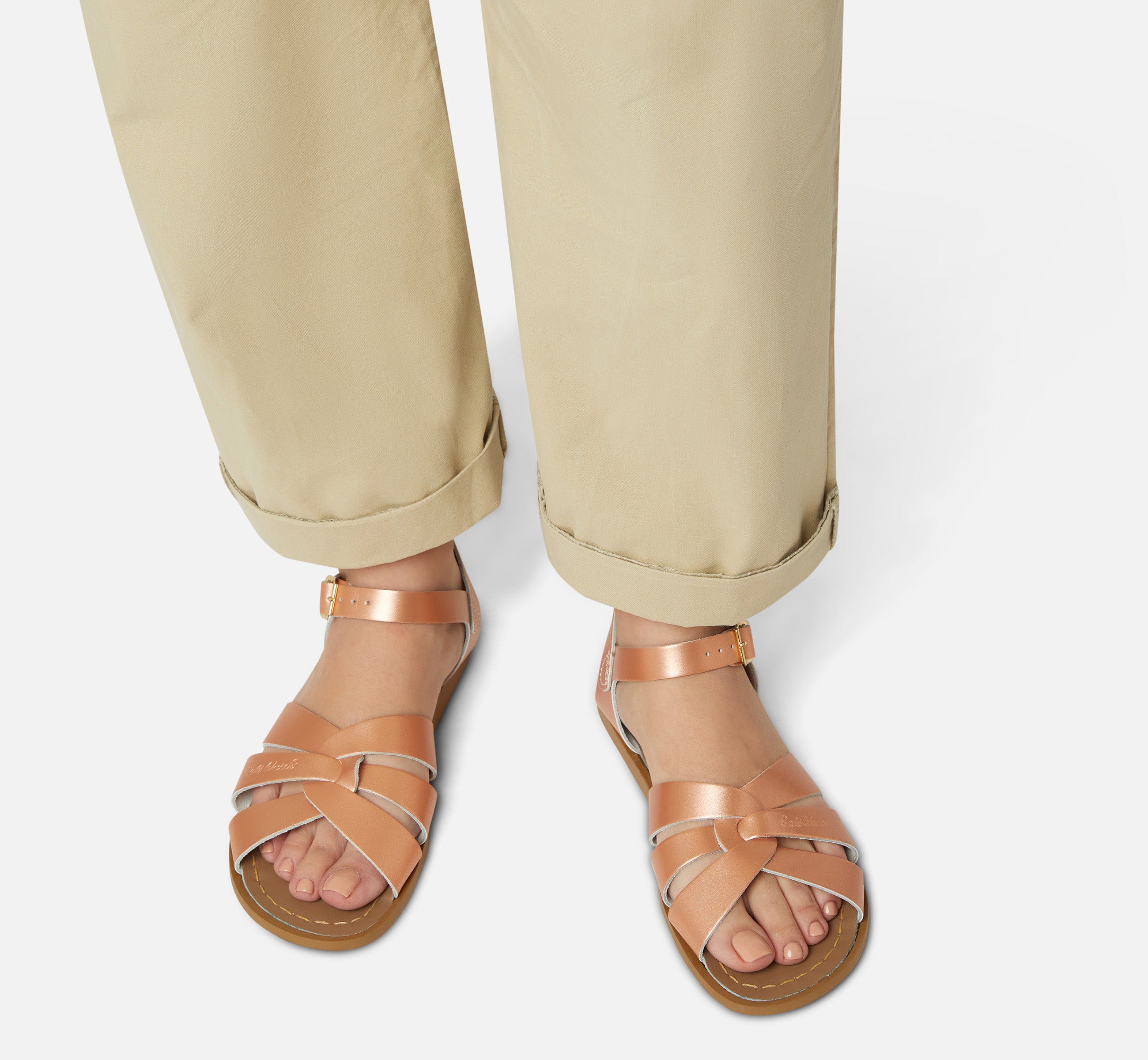 Original Rose Gold Womens Sandal - Salt-Water Sandals UK