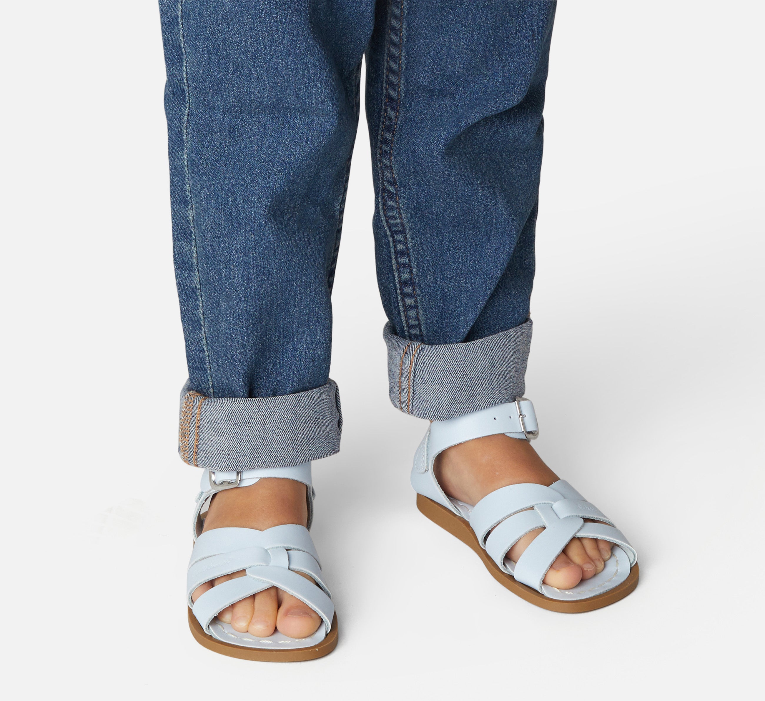 Original Light Blue Kids Sandal - Salt-Water Sandals UK