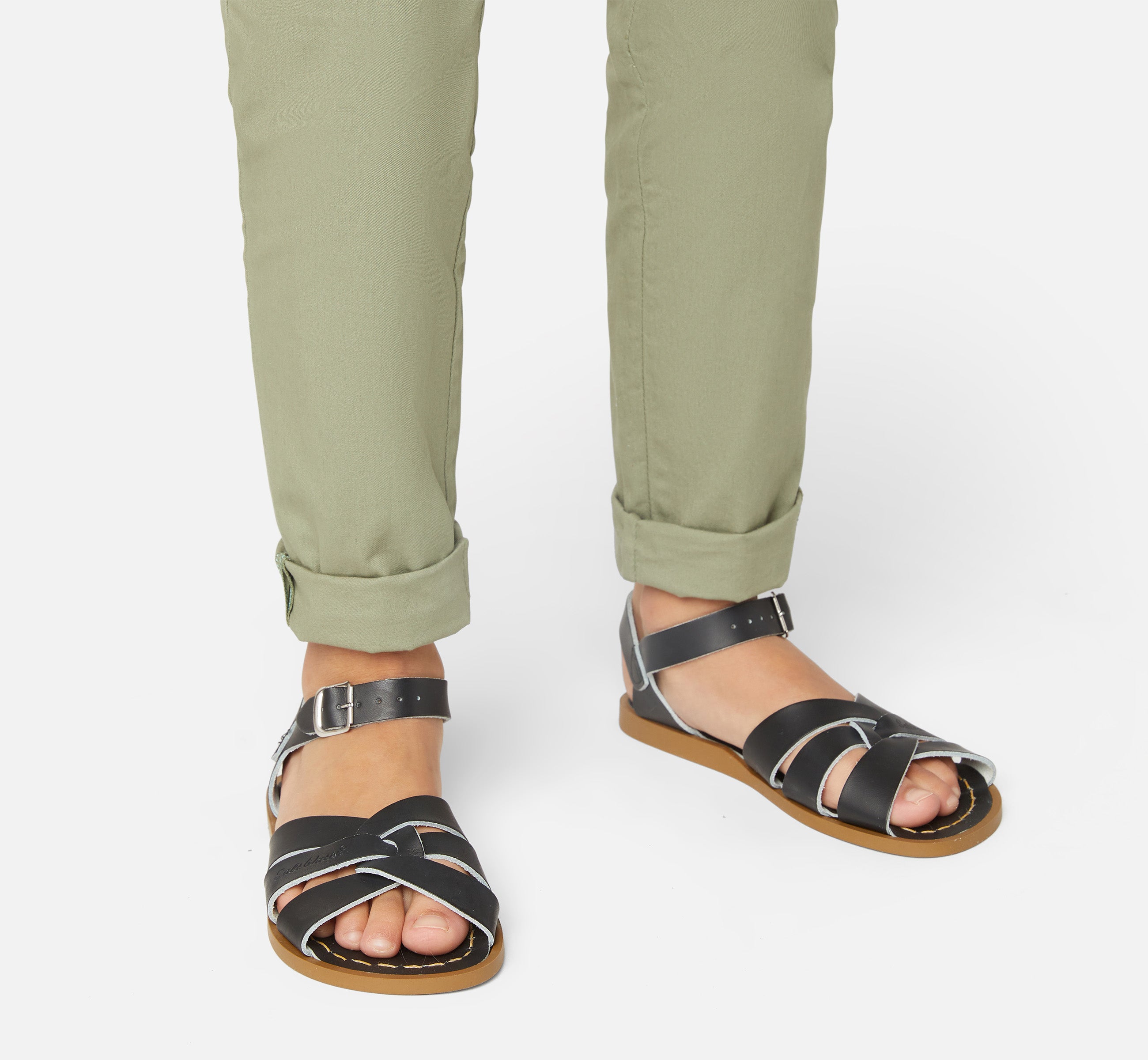 Original Black Kids Sandal - Salt-Water Sandals UK