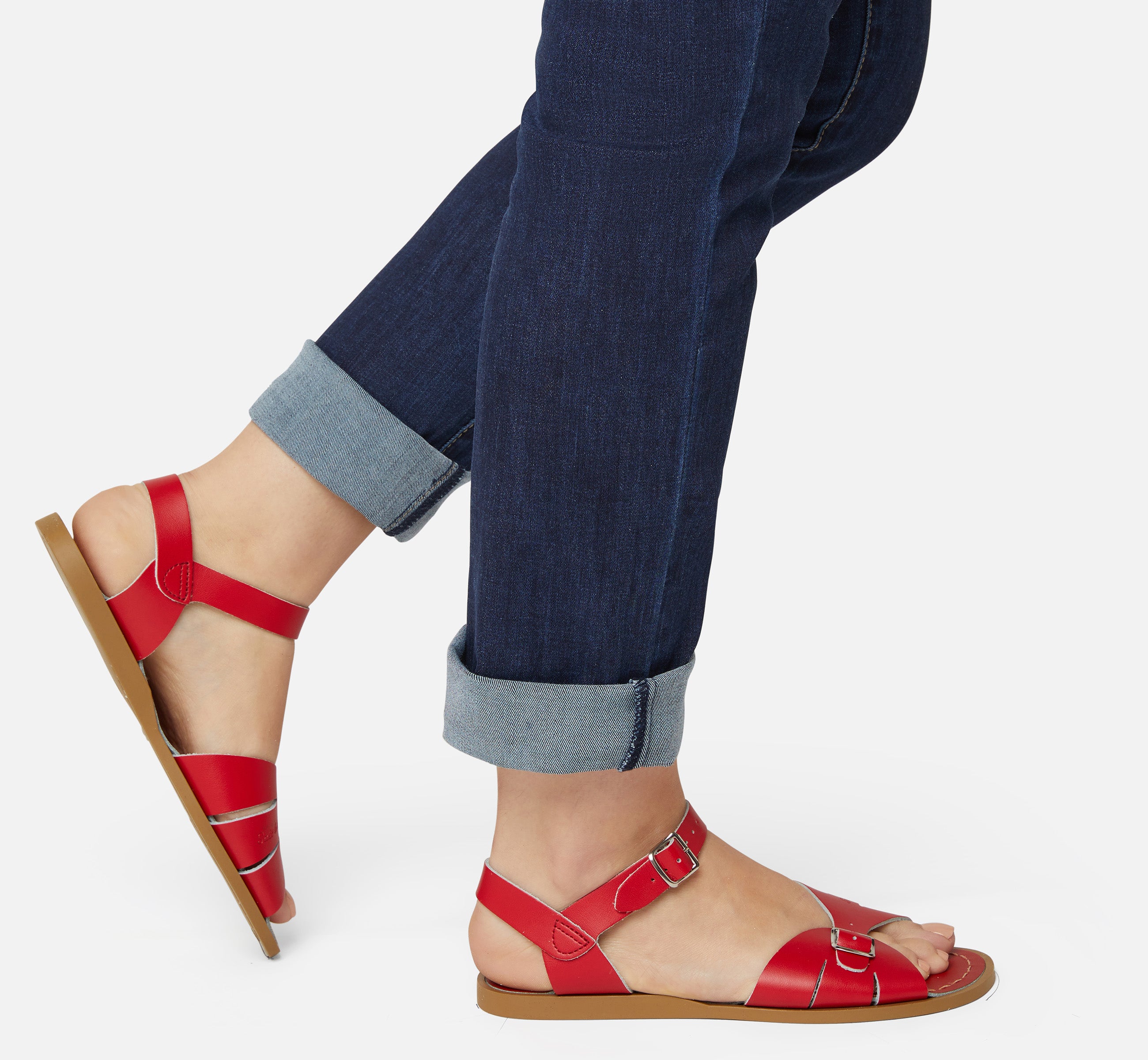Classic Red Womens Sandal - Salt-Water Sandals UK