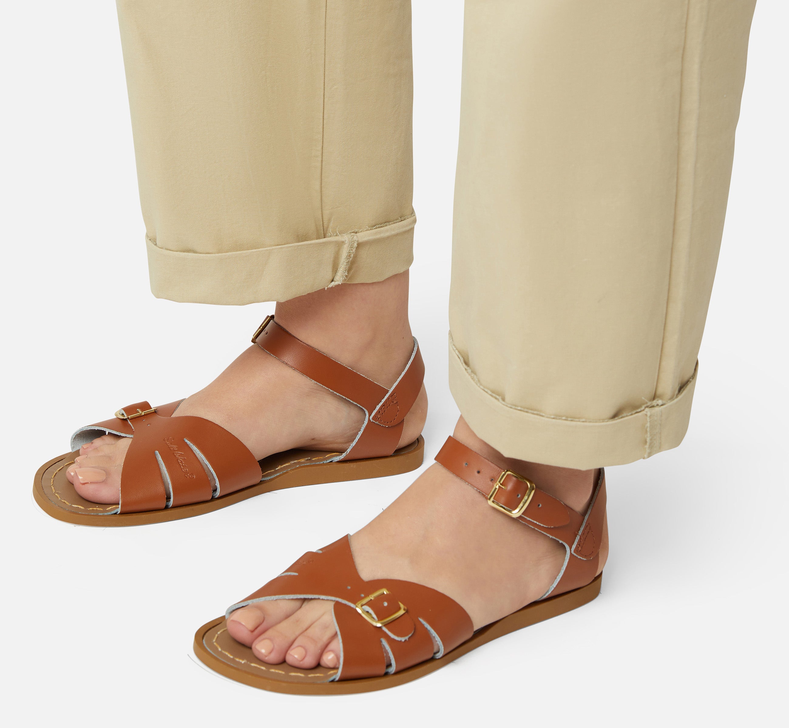 Classic Tan Womens Sandal - Salt-Water Sandals UK