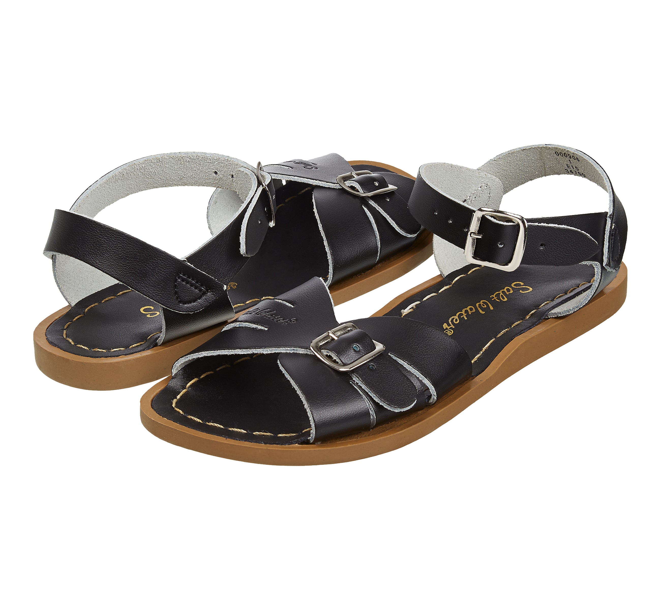 Classic Black Womens Sandal - Salt-Water Sandals UK