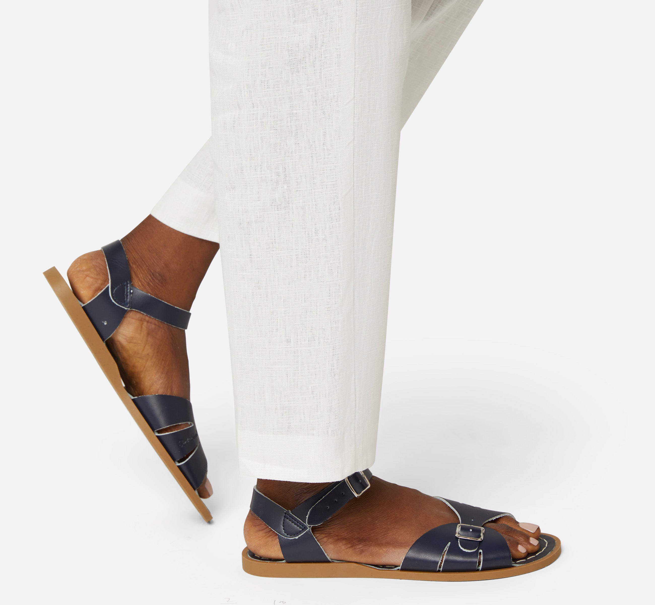 Classic Navy Womens Sandal - Salt-Water Sandals UK
