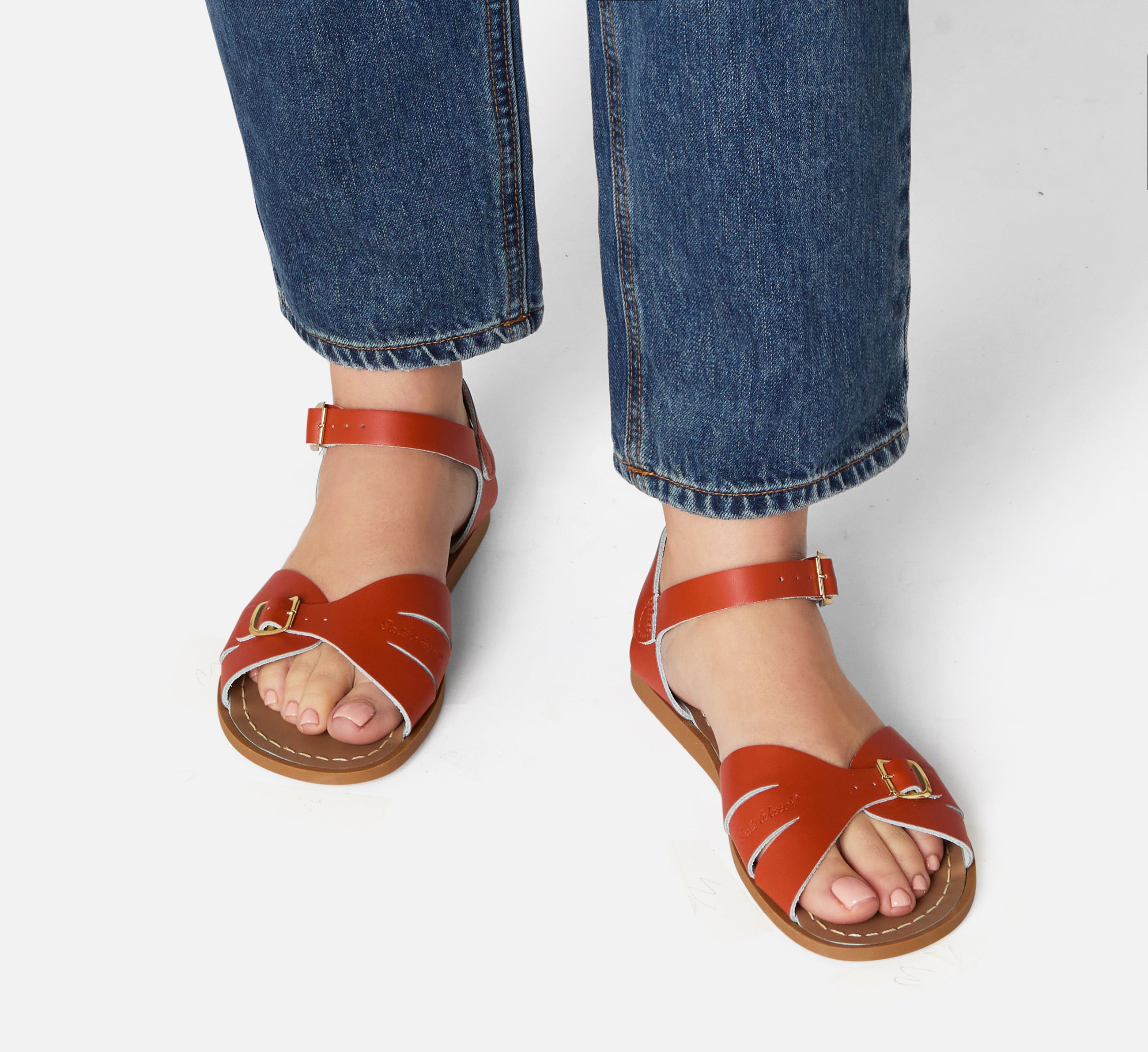 Classic Paprika Womens Sandal - Salt-Water Sandals UK