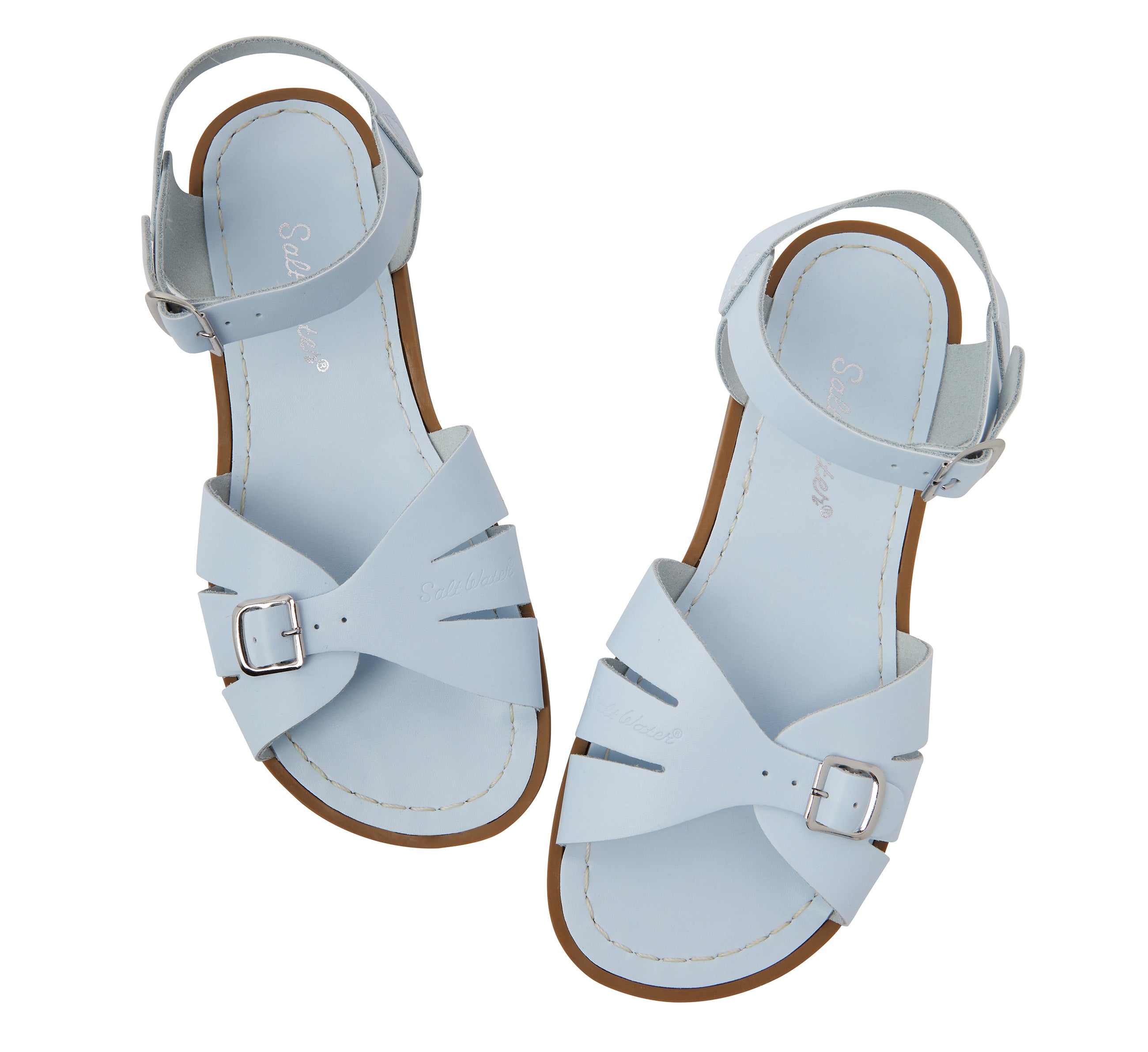 Classic Light Blue Womens Sandal - Salt-Water Sandals UK