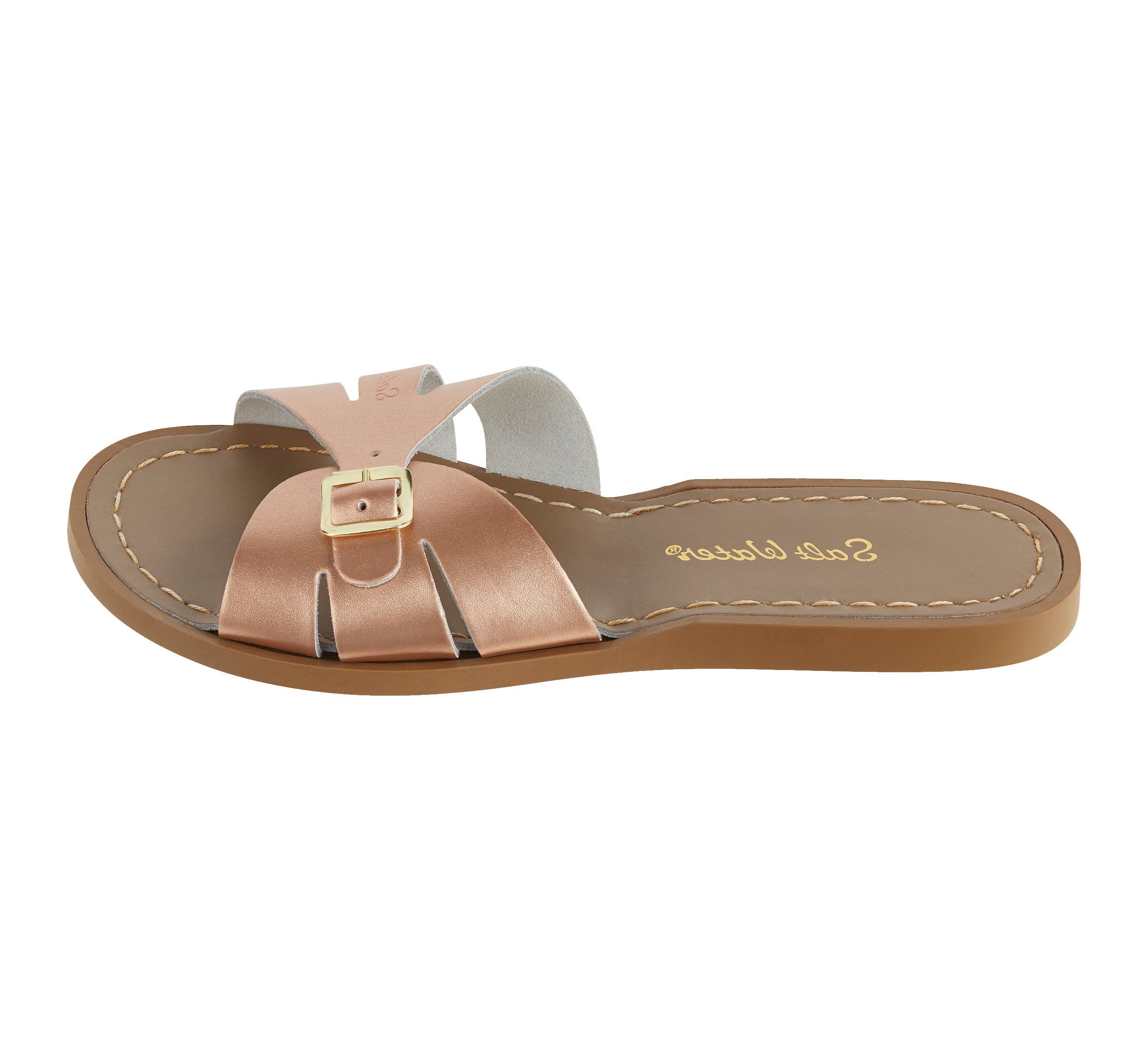 Classic Slide Rose Gold Womens Sandal - Salt-Water Sandals UK
