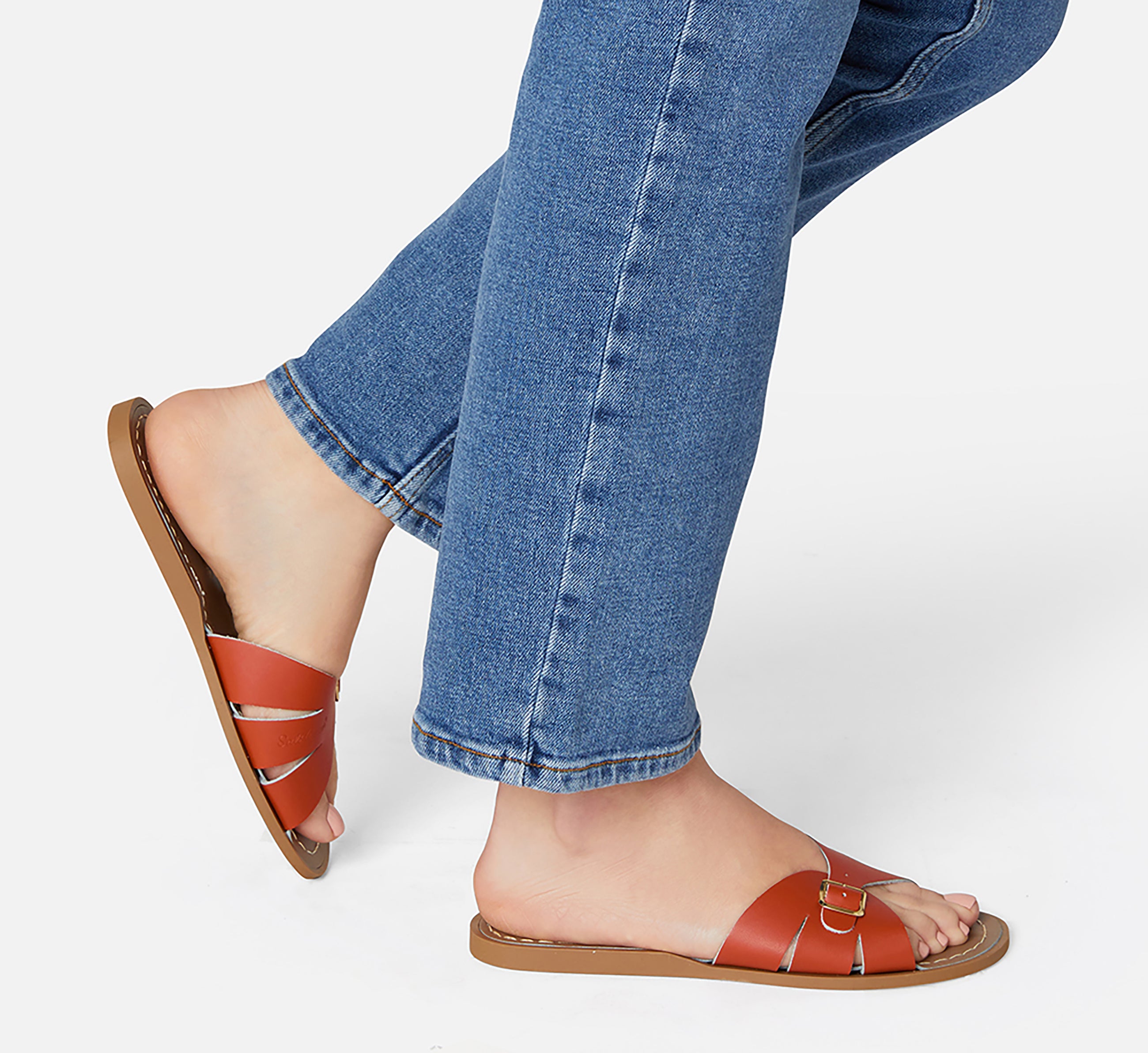 Classic Slide Paprika Womens Sandal - Salt-Water Sandals UK