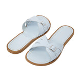 Classic Slide Light Blue Womens Sandal - Women's Wide Fit Sandals - Salt-Water Sandals UK