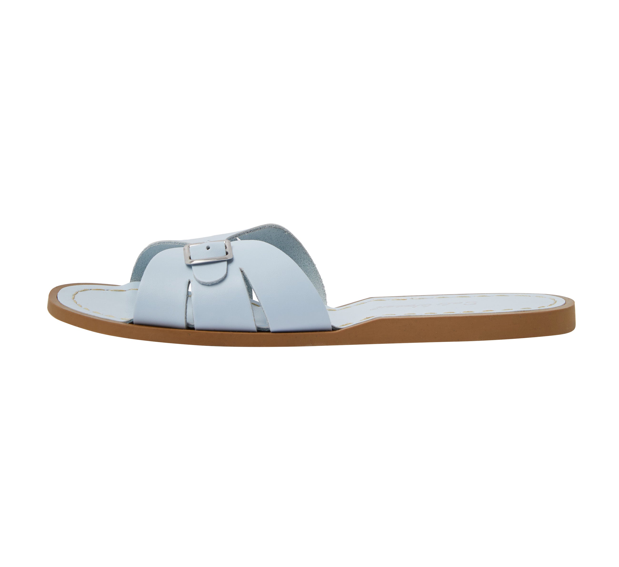 Classic Slide Light Blue Womens Sandal - Salt-Water Sandals UK