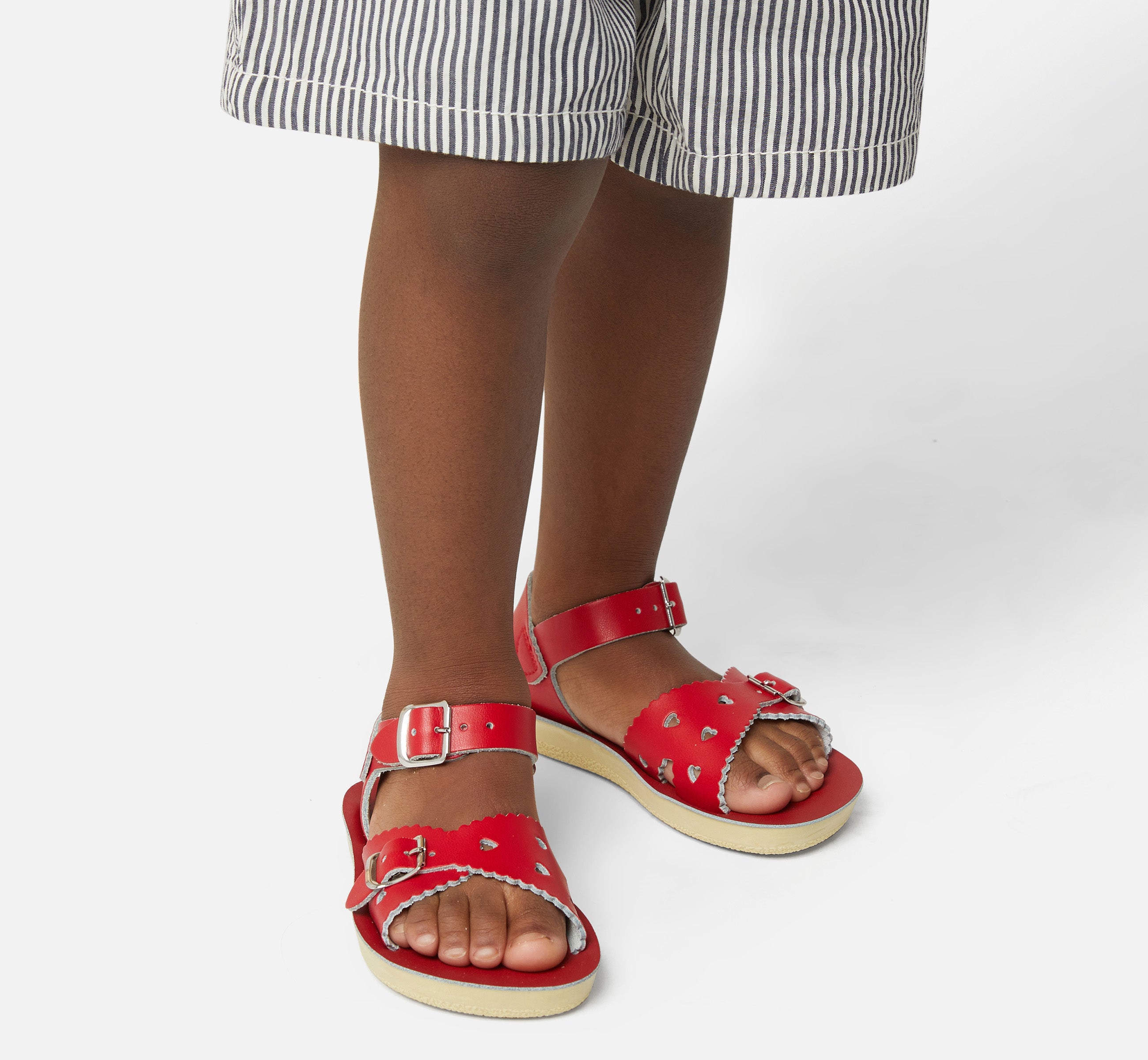 Sweetheart Red Kids Sandal - Salt-Water Sandals UK