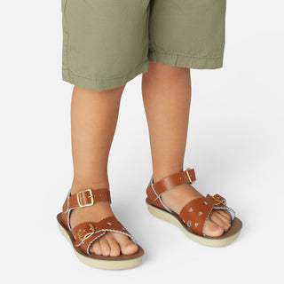 Sweetheart Tan Kids Sandal - All Kids Sandals - Salt-Water Sandals UK