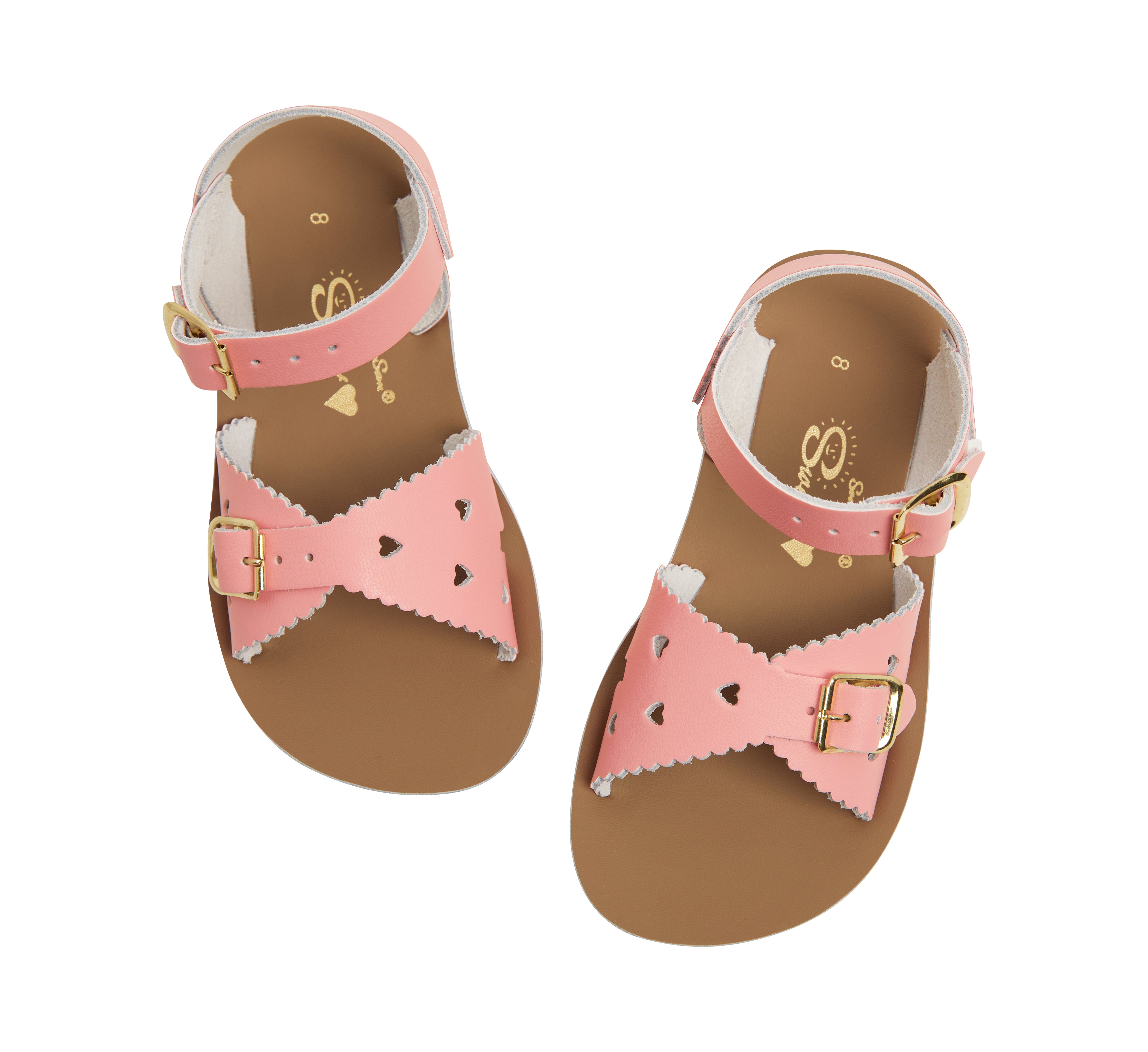 Sweetheart Pink Kids Sandal - Salt-Water Sandals UK