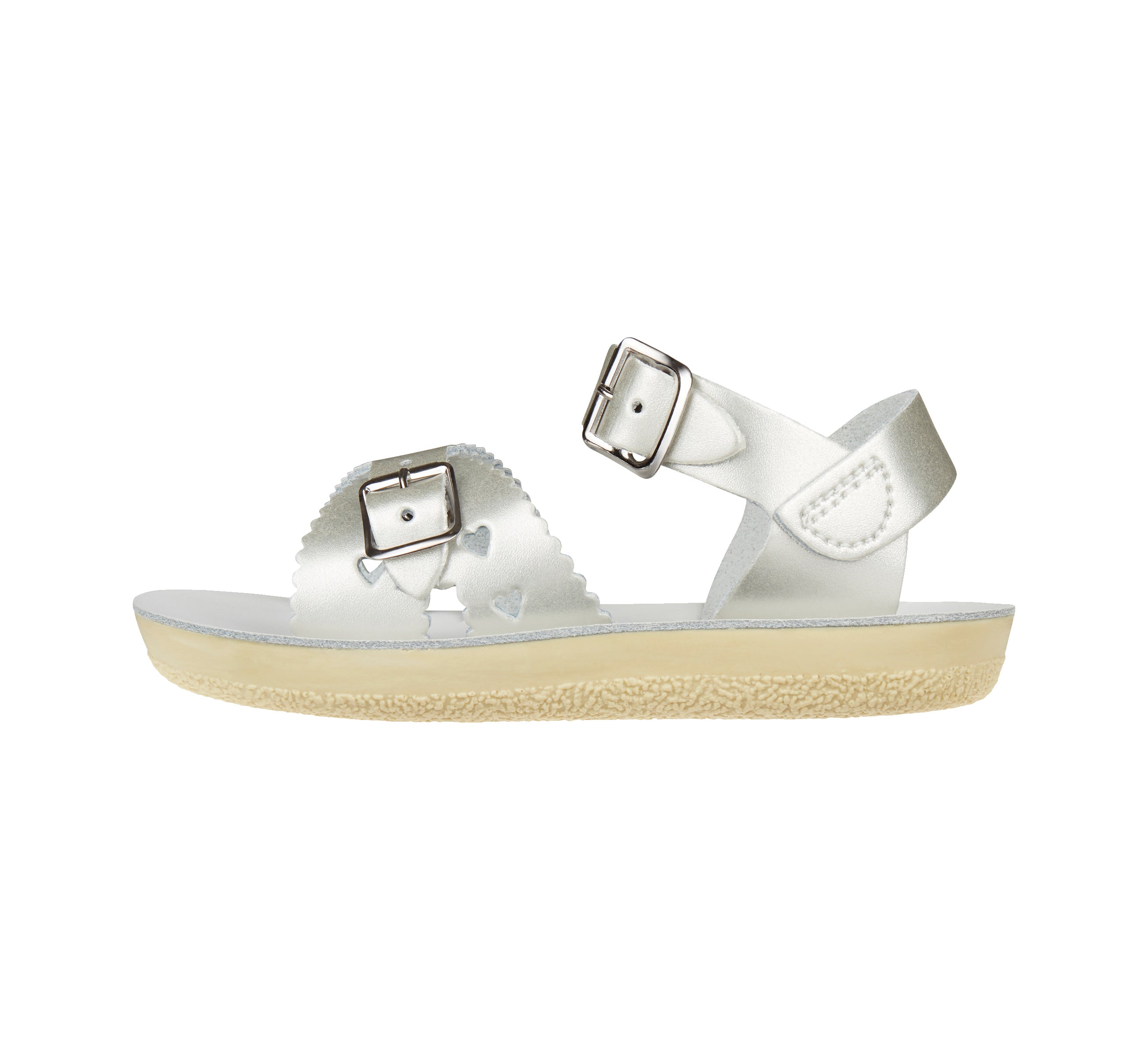 Sweetheart Silver Kids Sandal - Salt-Water Sandals UK