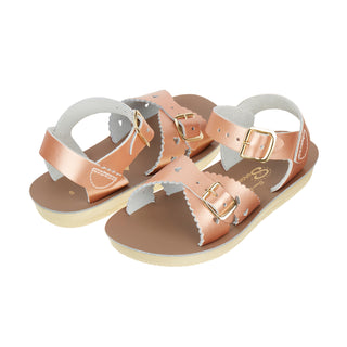 Sweetheart Rose Gold Kids Sandal - Salt-Water Sandals UK