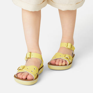 Sweetheart Butter Yellow Kids Sandal - New In - Salt-Water Sandals UK