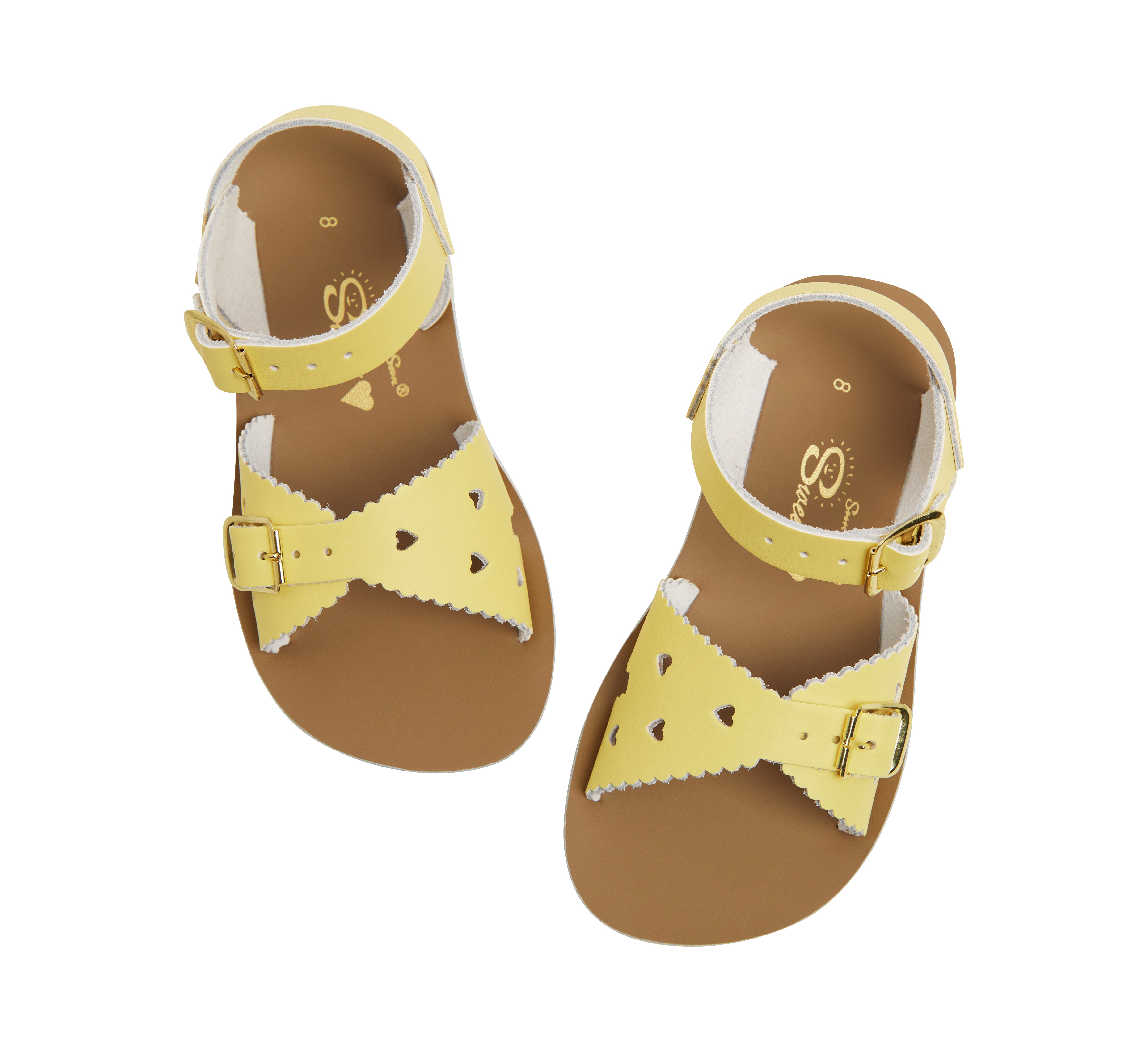 Sweetheart Butter Yellow Kids Sandal - Salt-Water Sandals UK