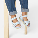 Sweetheart Light Blue Kids Sandal - Salt-Water Sandals UK