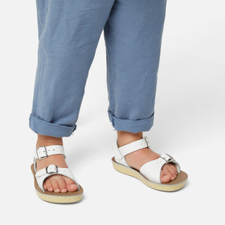 Surfer White Kids Sandal - All Kids Sandals - Salt-Water Sandals UK