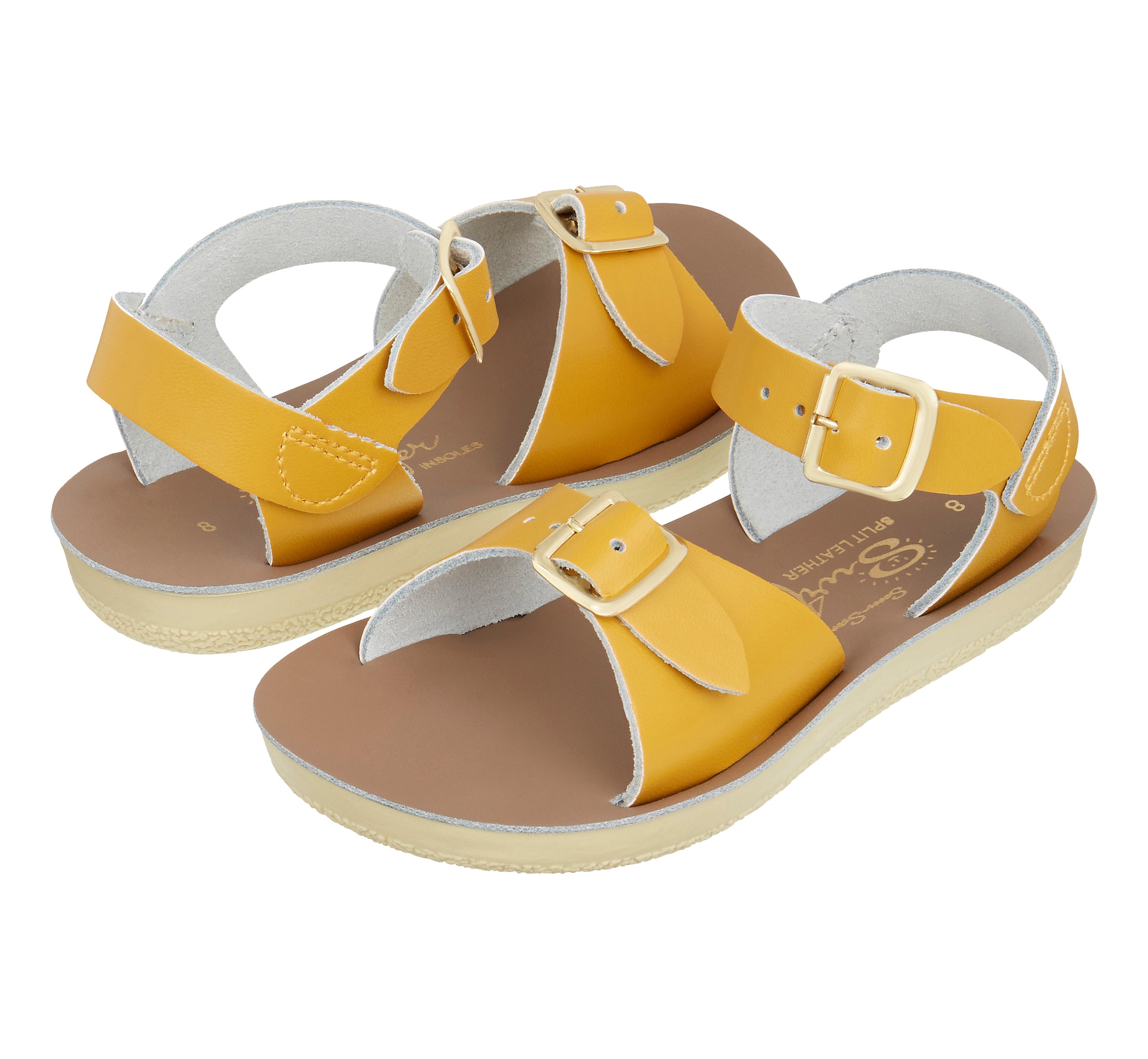 Surfer Mustard Kids Sandal - Salt-Water Sandals UK
