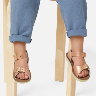 Surfer Rose Gold Kids Sandal - All Kids Sandals - Salt-Water Sandals UK