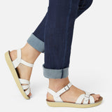 Boardwalk White Womens Sandal - Salt-Water Sandals UK