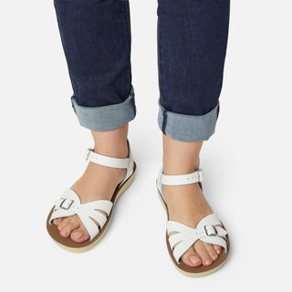 Boardwalk White Womens Sandal - Salt-Water Sandals UK