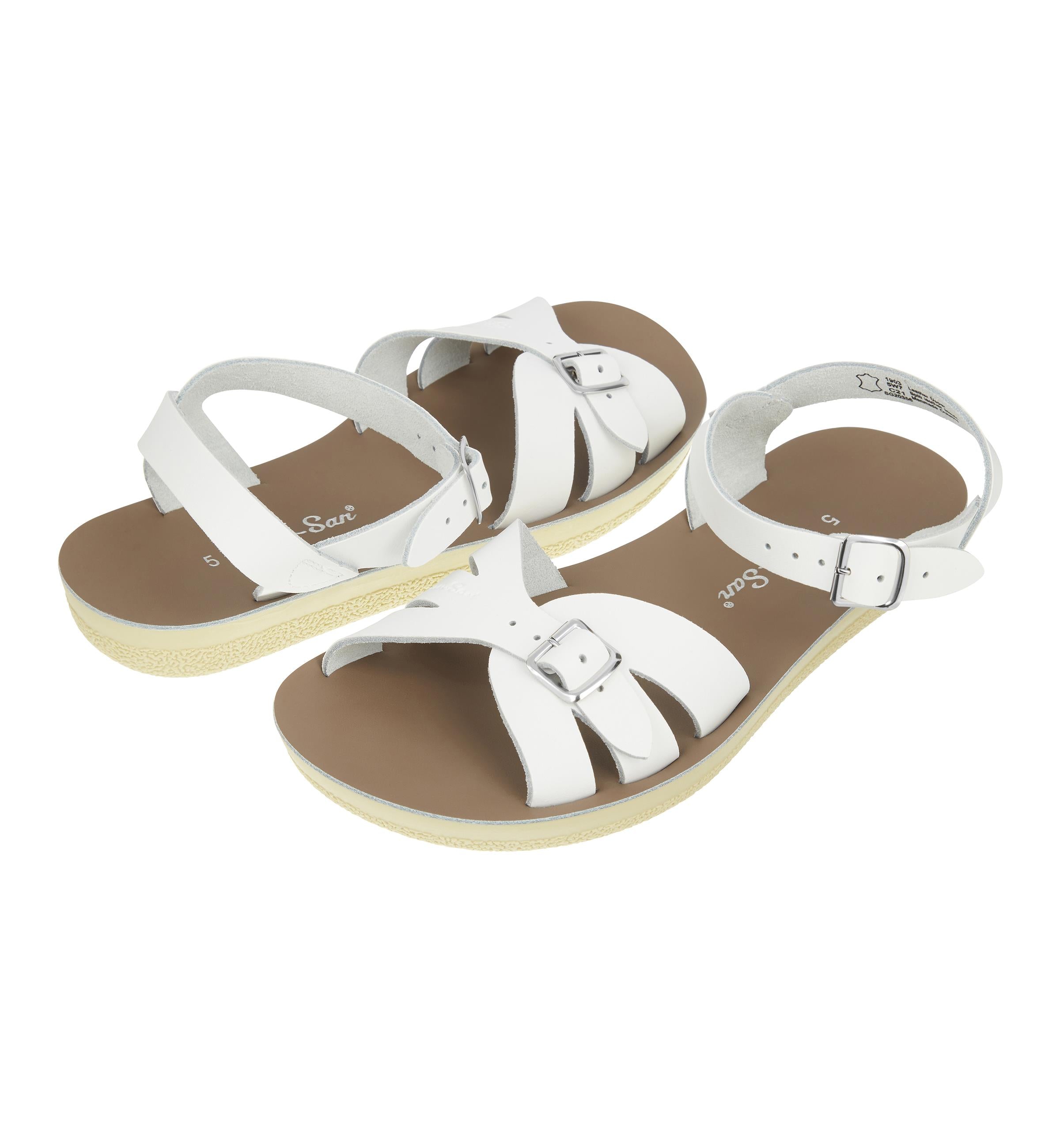 Boardwalk White Womens Sandal - Salt-Water Sandals UK