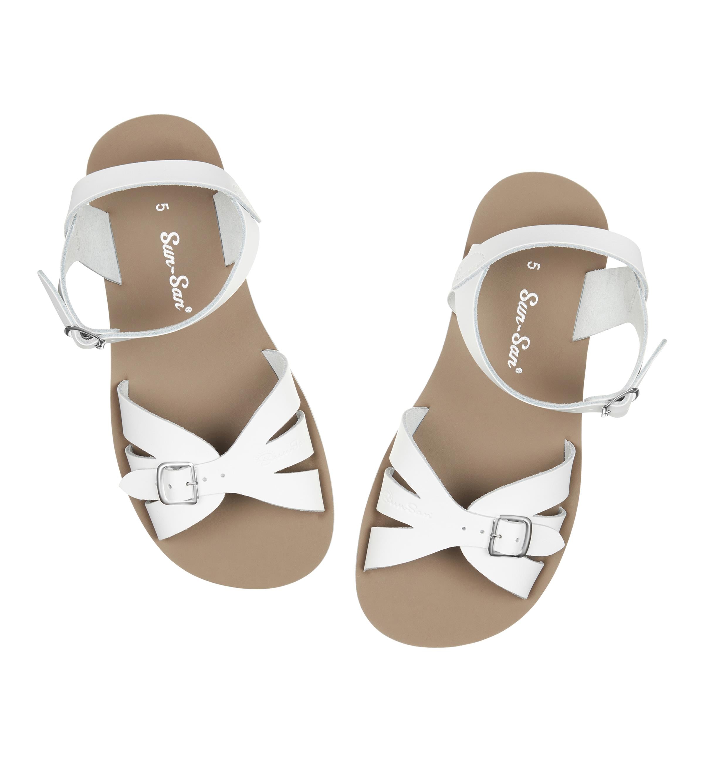 Boardwalk White Womens Sandal - Salt-Water Sandals UK