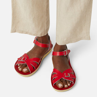 Boardwalk Red Womens Sandal - Women's Boardwalk Sandals - Salt-Water Sandals UK