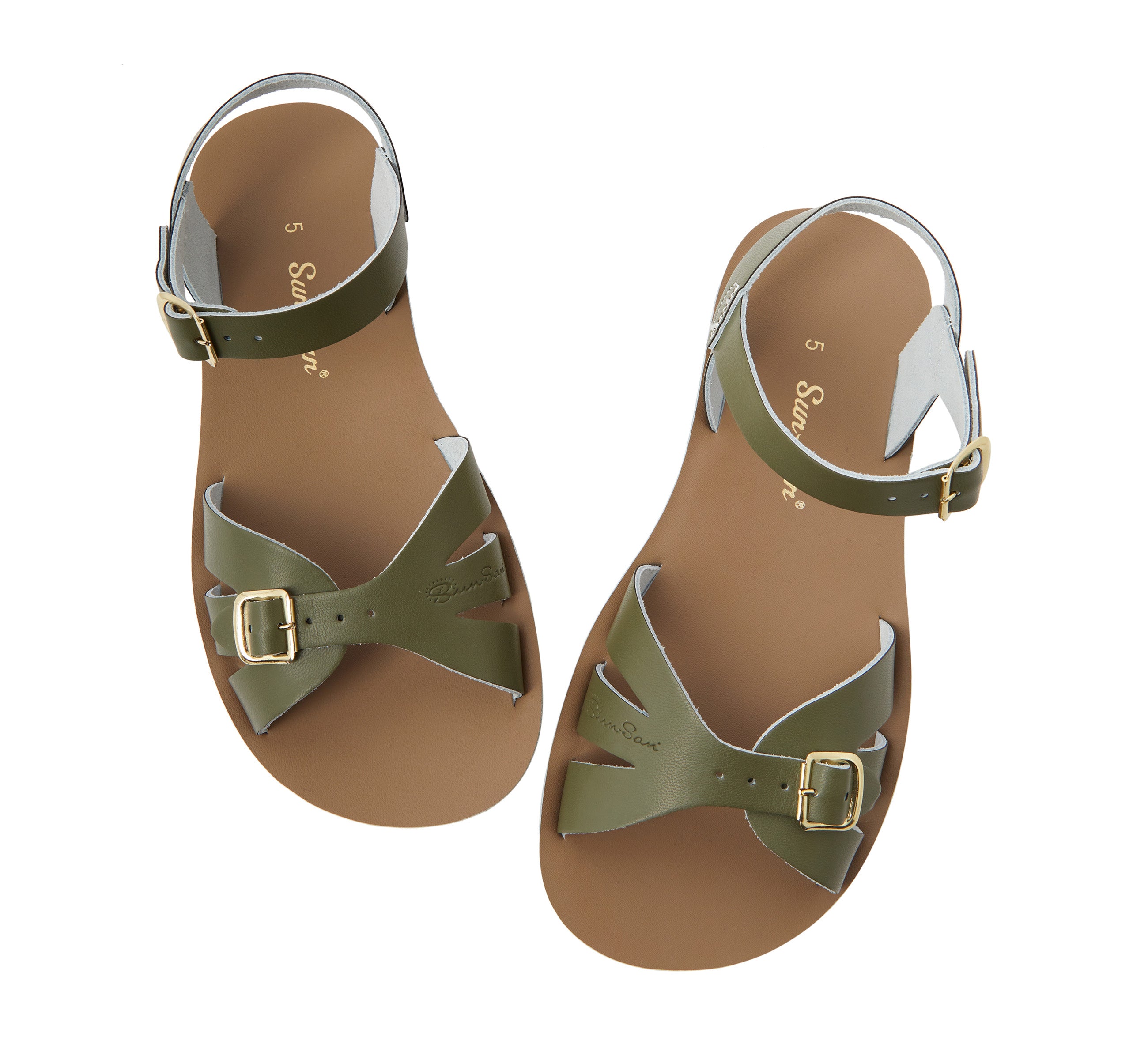 Boardwalk Olive Womens Sandal - Salt-Water Sandals UK