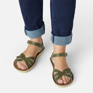 Boardwalk Olive Womens Sandal - Women's Boardwalk Sandals - Salt-Water Sandals UK