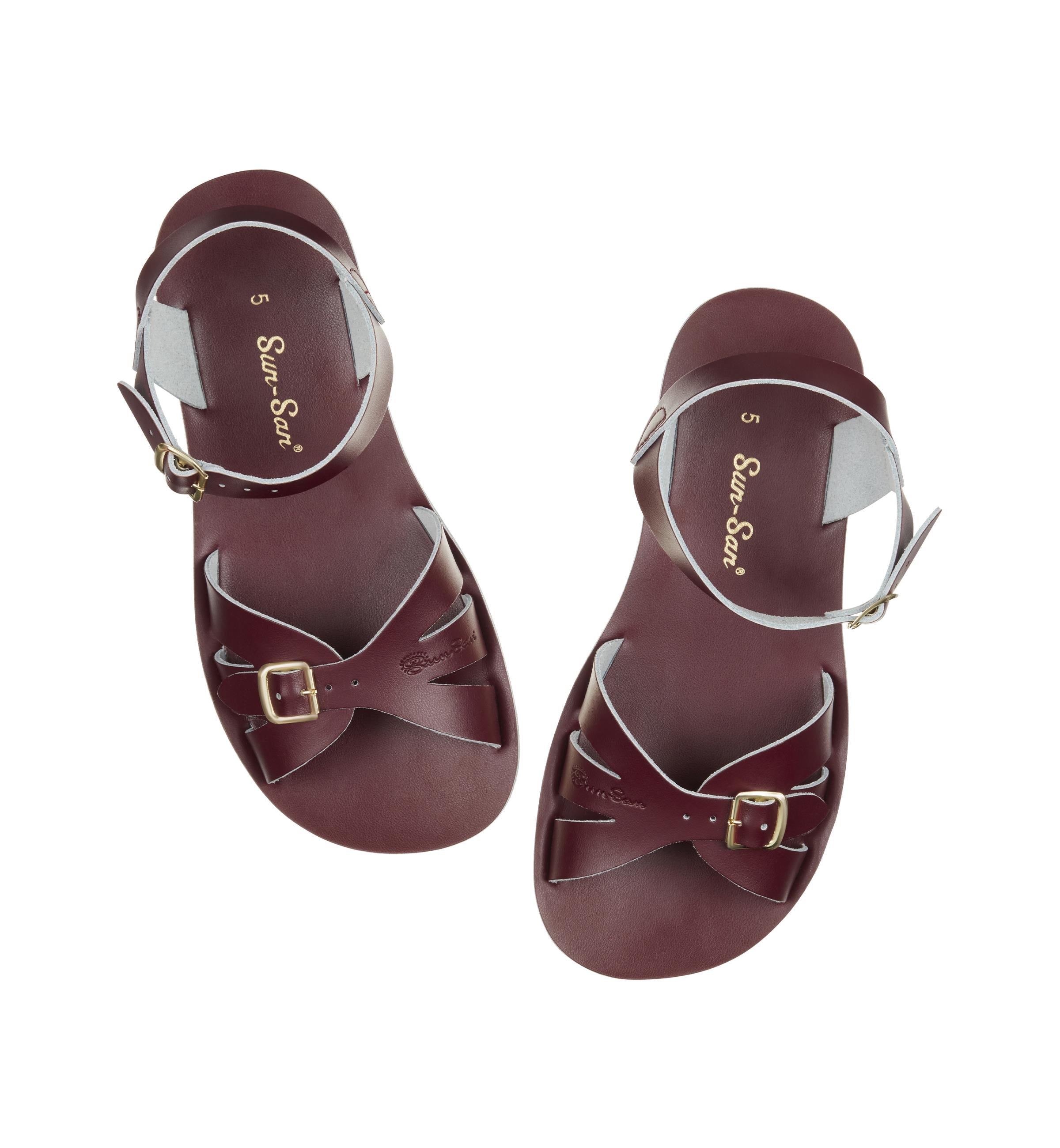 Boardwalk Claret Womens Sandal - Salt-Water Sandals UK