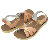 Boardwalk Rose Gold Womens Sandal - Women's Wide Fit Sandals - Salt-Water Sandals UK