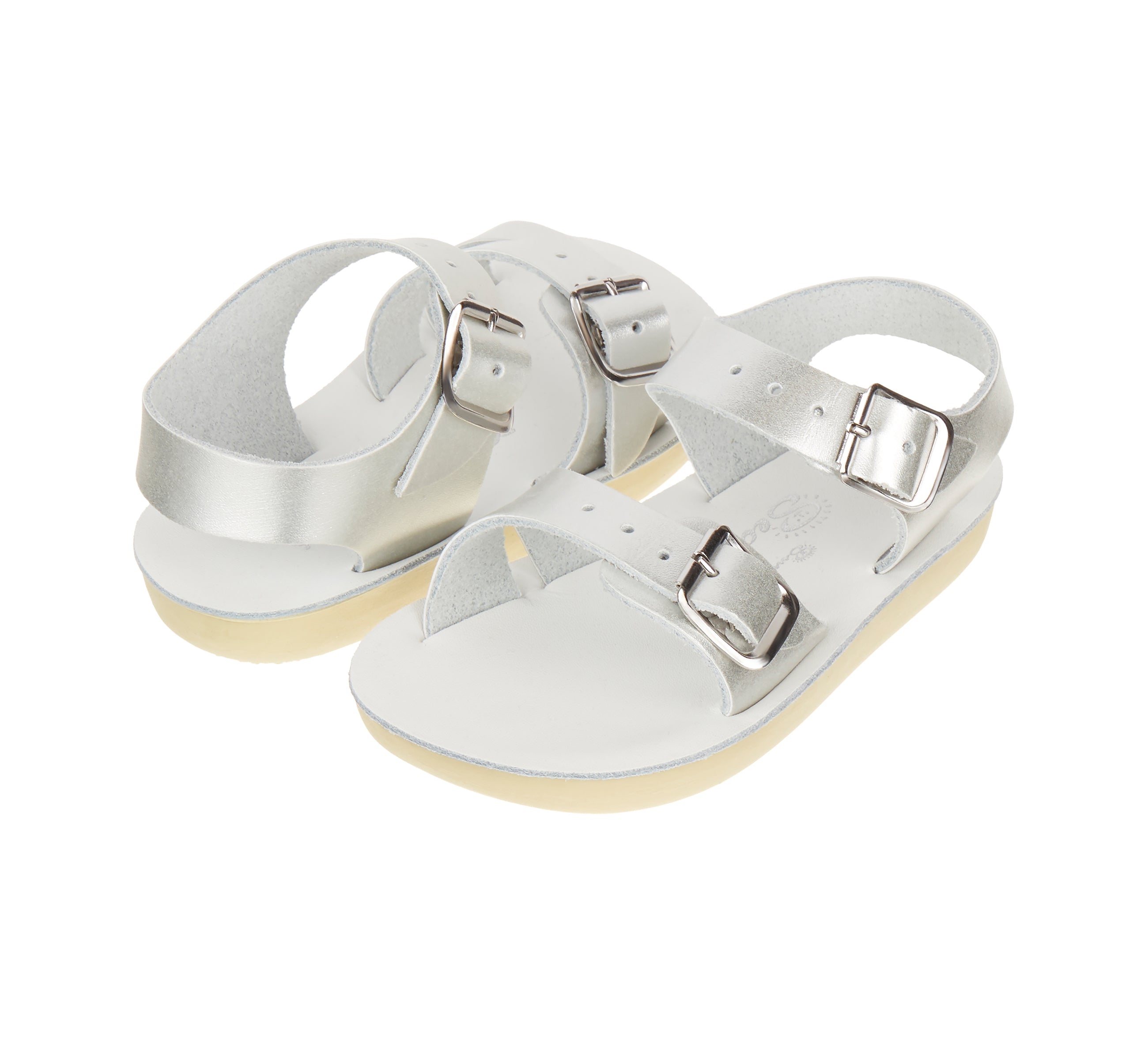 Seawee Silver Toddler Sandal SaltWater Sandals Shop UK