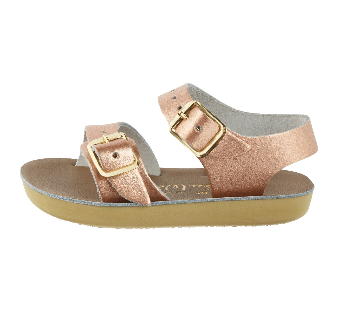 Seawee Rose Gold Toddler Sandals SaltWater Sandals Shop UK