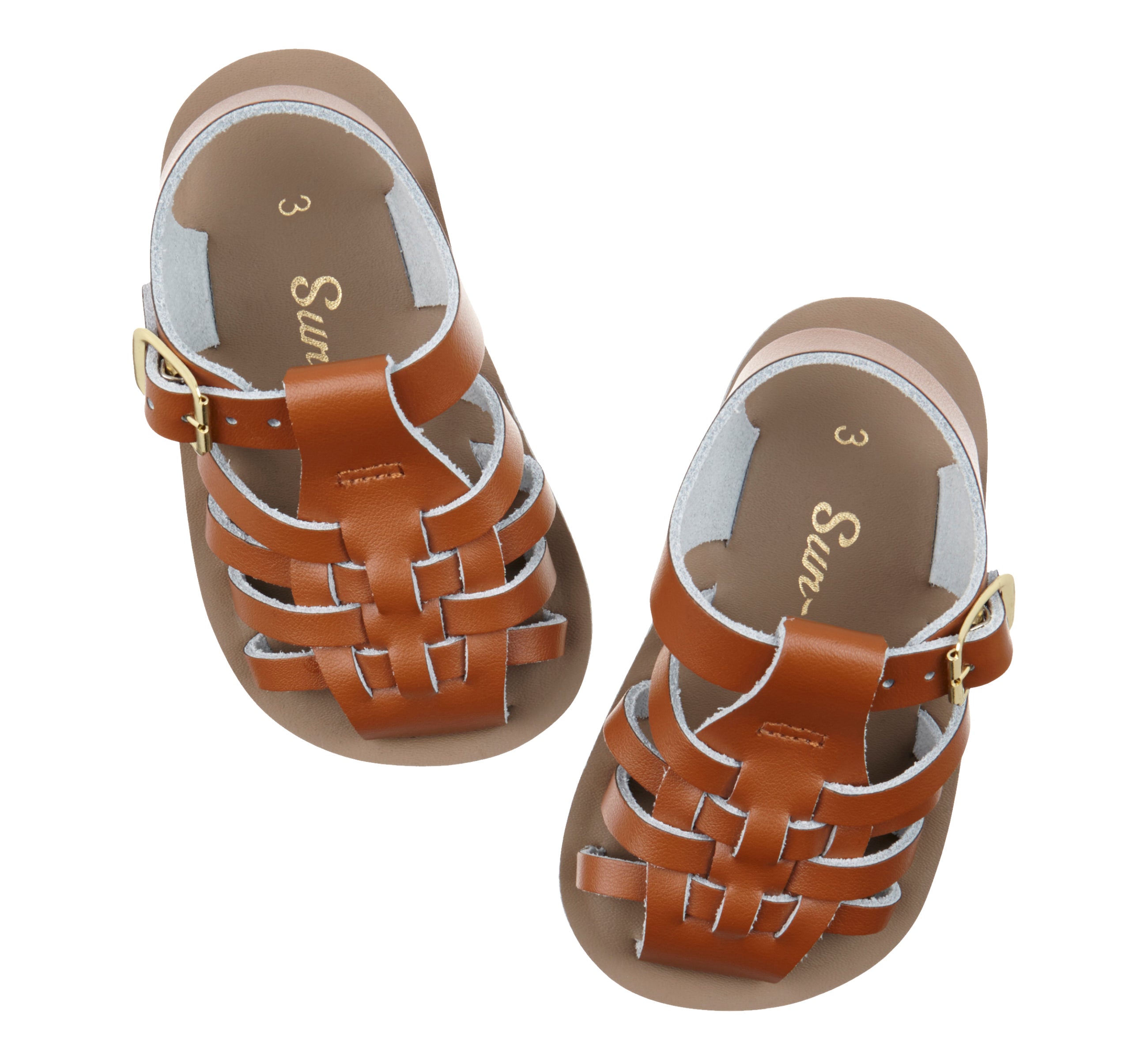 Sailor Tan Kids Sandal - Salt-Water Sandals UK