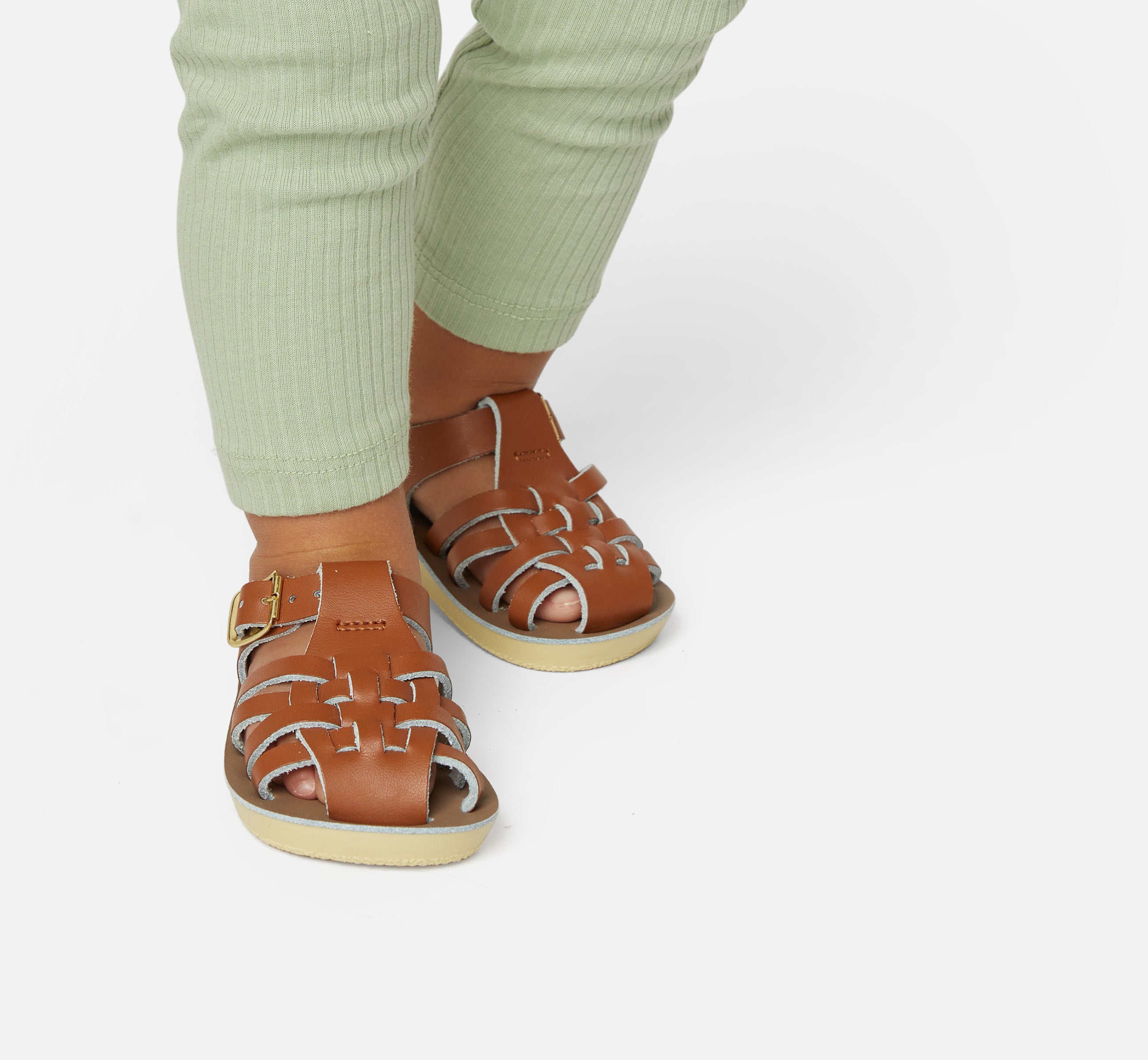 Sailor Tan Kids Sandal - Salt-Water Sandals UK