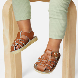 Sailor Tan Kids Sandal - Kids Salior Sandals - Salt-Water Sandals UK