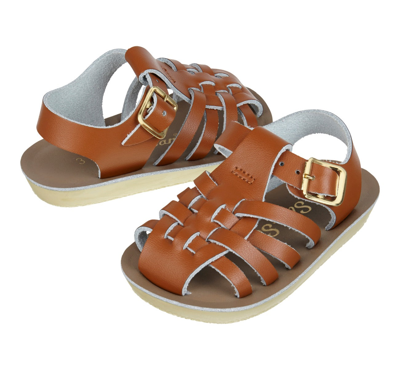 Sailor Tan Kids Sandal - Salt-Water Sandals UK