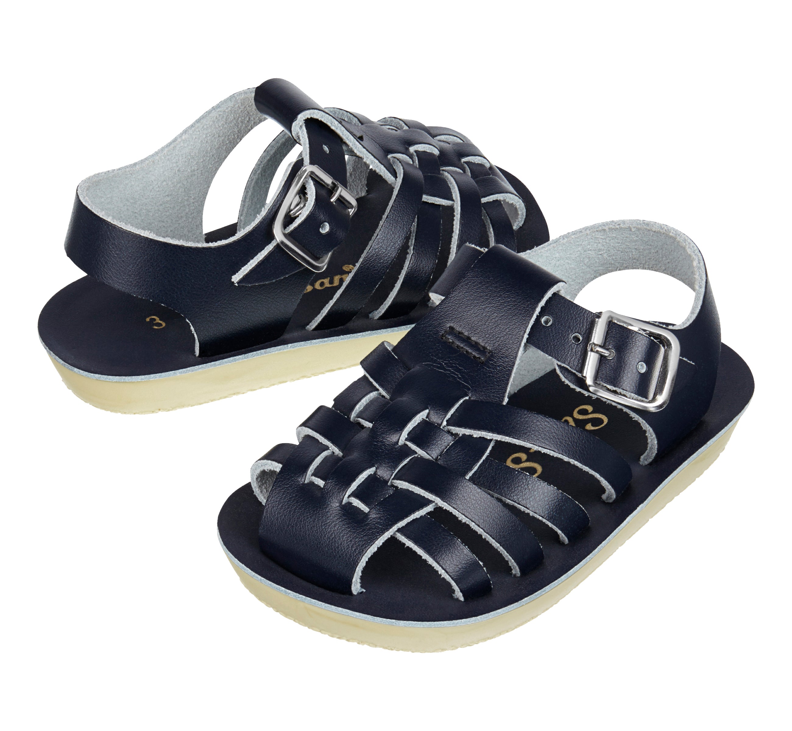 Sailor Navy Kids Sandal - Salt-Water Sandals UK