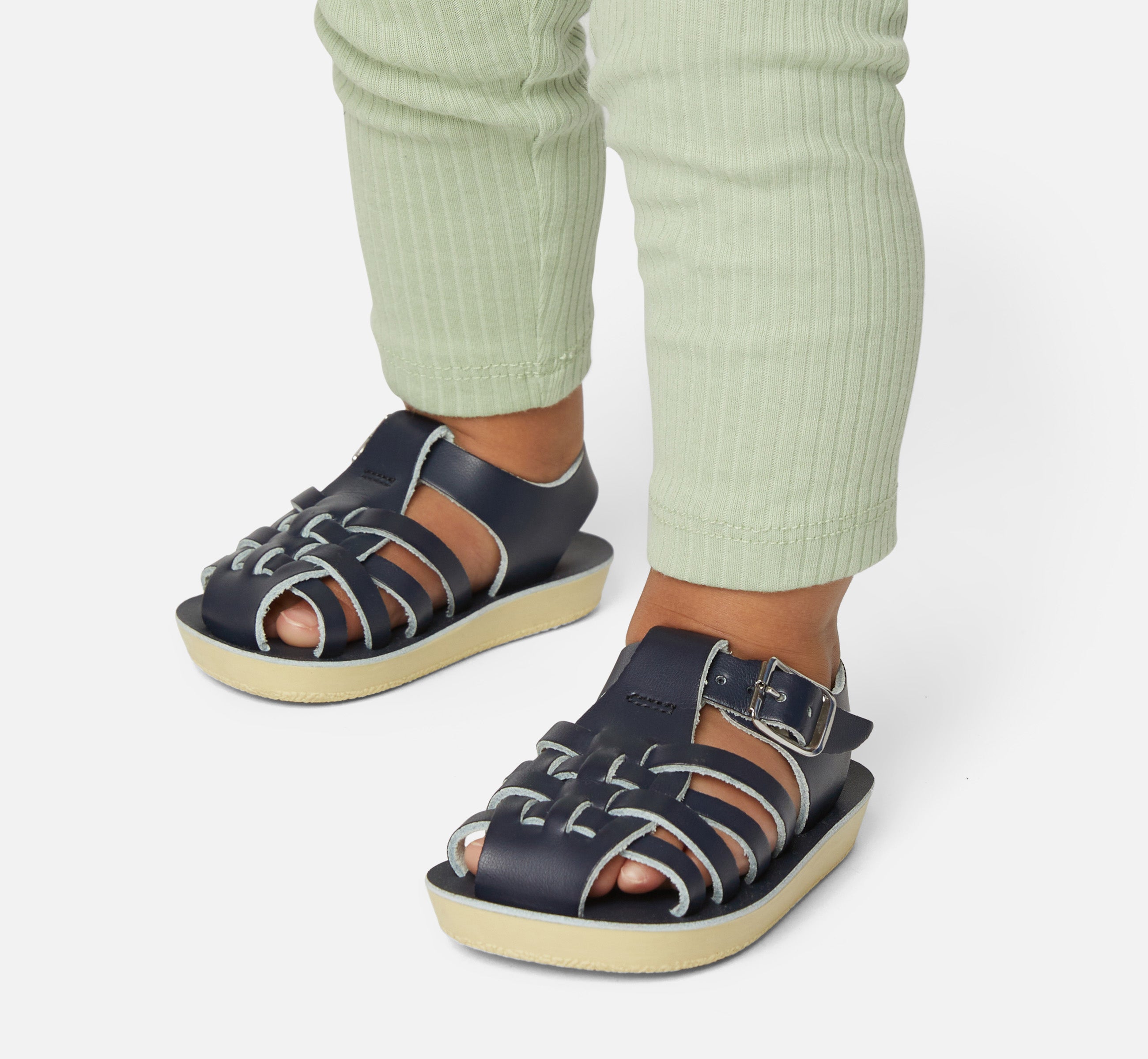 Sailor Navy Kids Sandal - Salt-Water Sandals UK
